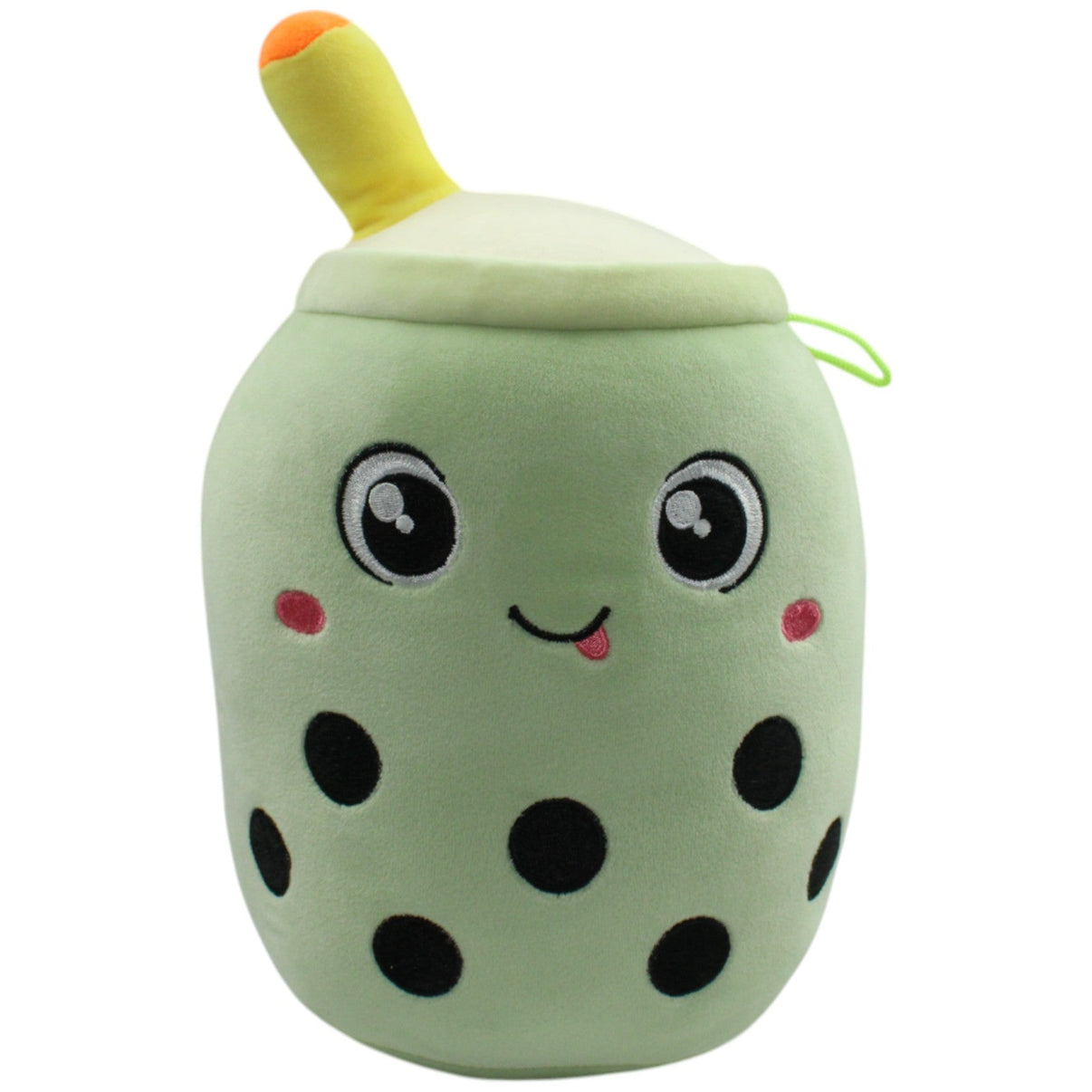 123000014521 FLOTI Flos Toys, grüner squishy Bubble Tea Plüschfigur Kumpel Leo Gebraucht
