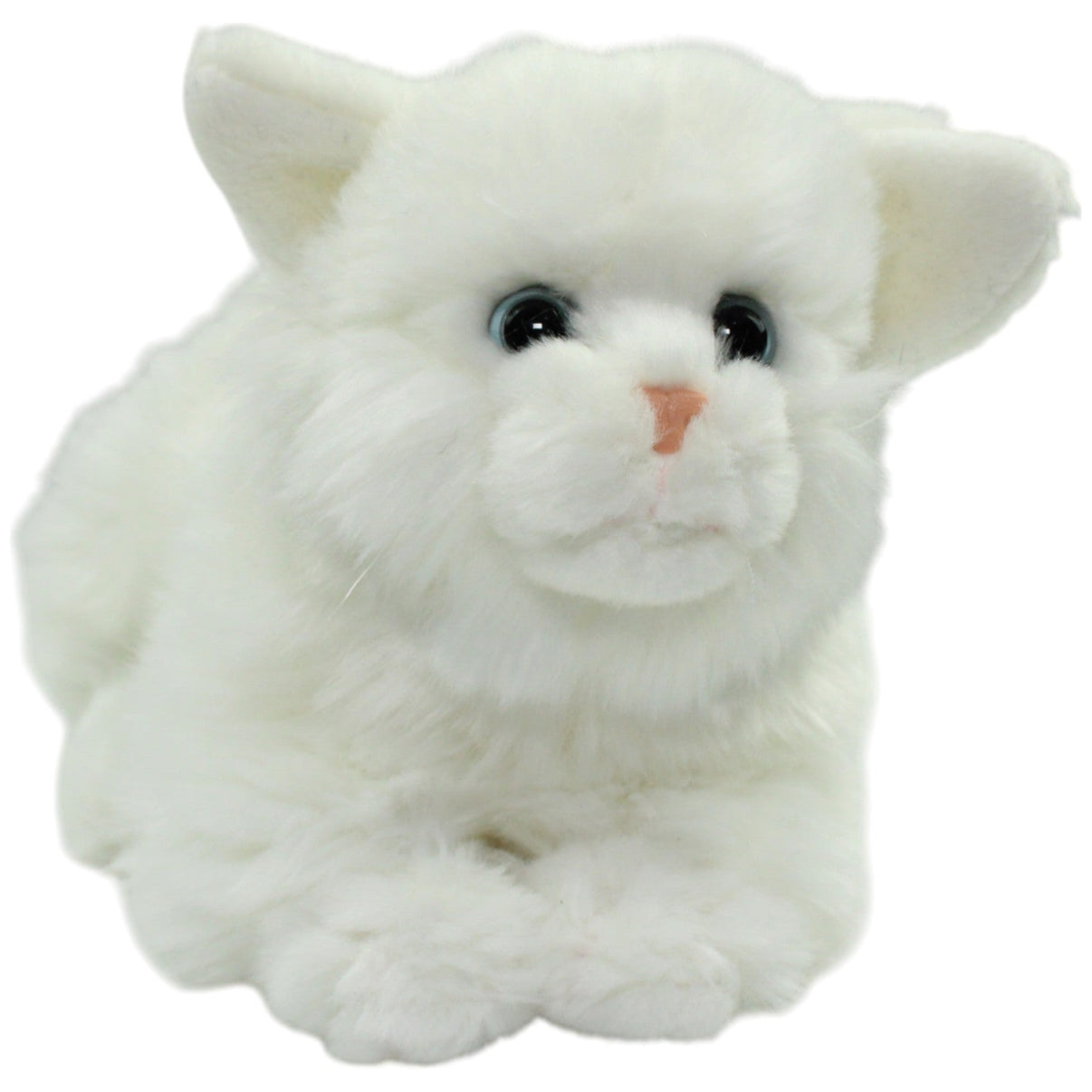 123000014544 Uni - Toys Leosco, liegende weiße Katze Kuscheltier Kumpel Leo Gebraucht