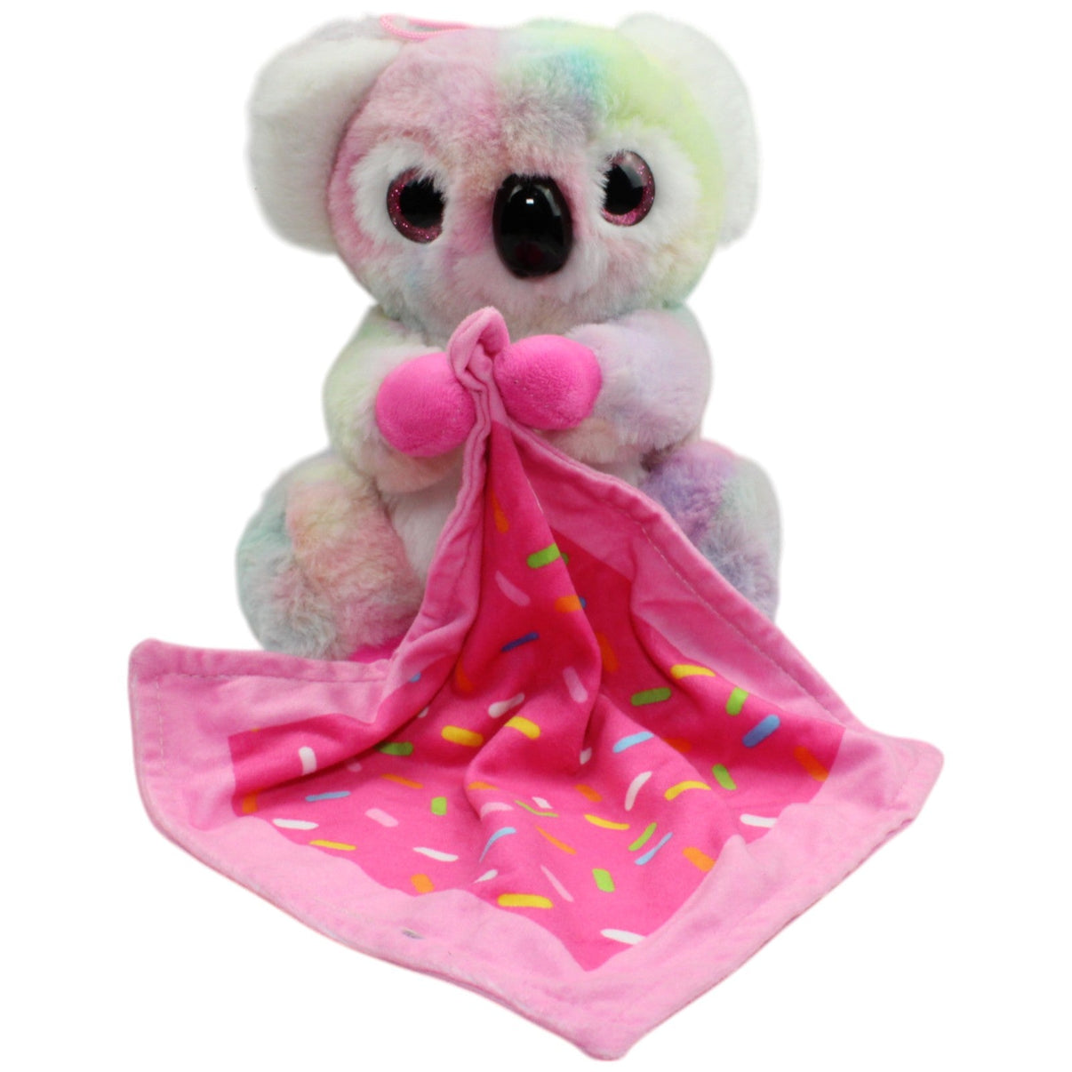 123000014573 FLOTI Flos Toys, süßer bunter Koala mit Schmusetuch Kuscheltier Kumpel Leo Gebraucht