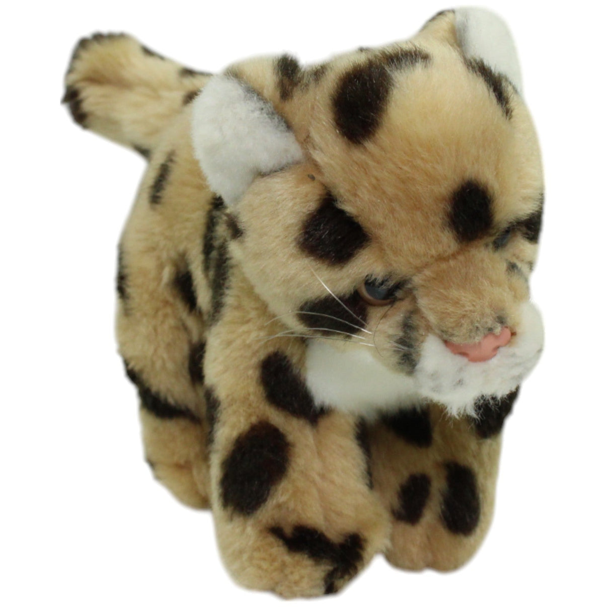 123000014613 Uni - Toys Leosco, Leopardenbaby stehend Kuscheltier Kumpel Leo Gebraucht Raubkatze