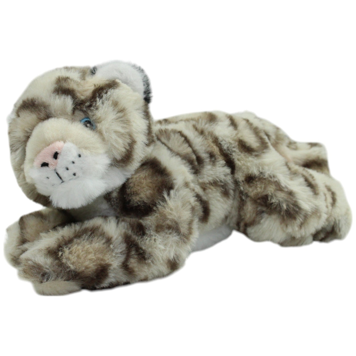123000014646 Wild Republic Ecokins, Schneeleopard Kuscheltier Kumpel Leo Gebraucht Raubkatze