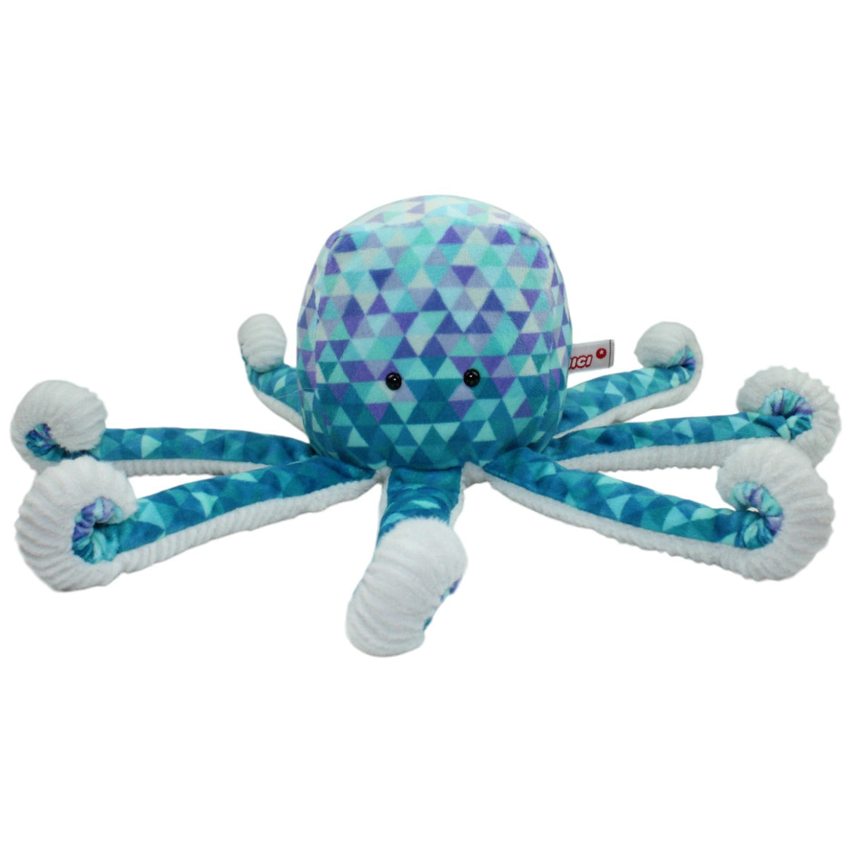 123000014661 NICI Oktopus in Polygondruck, groß Kuscheltier Kumpel Leo Gebraucht Krake Tintenfisch