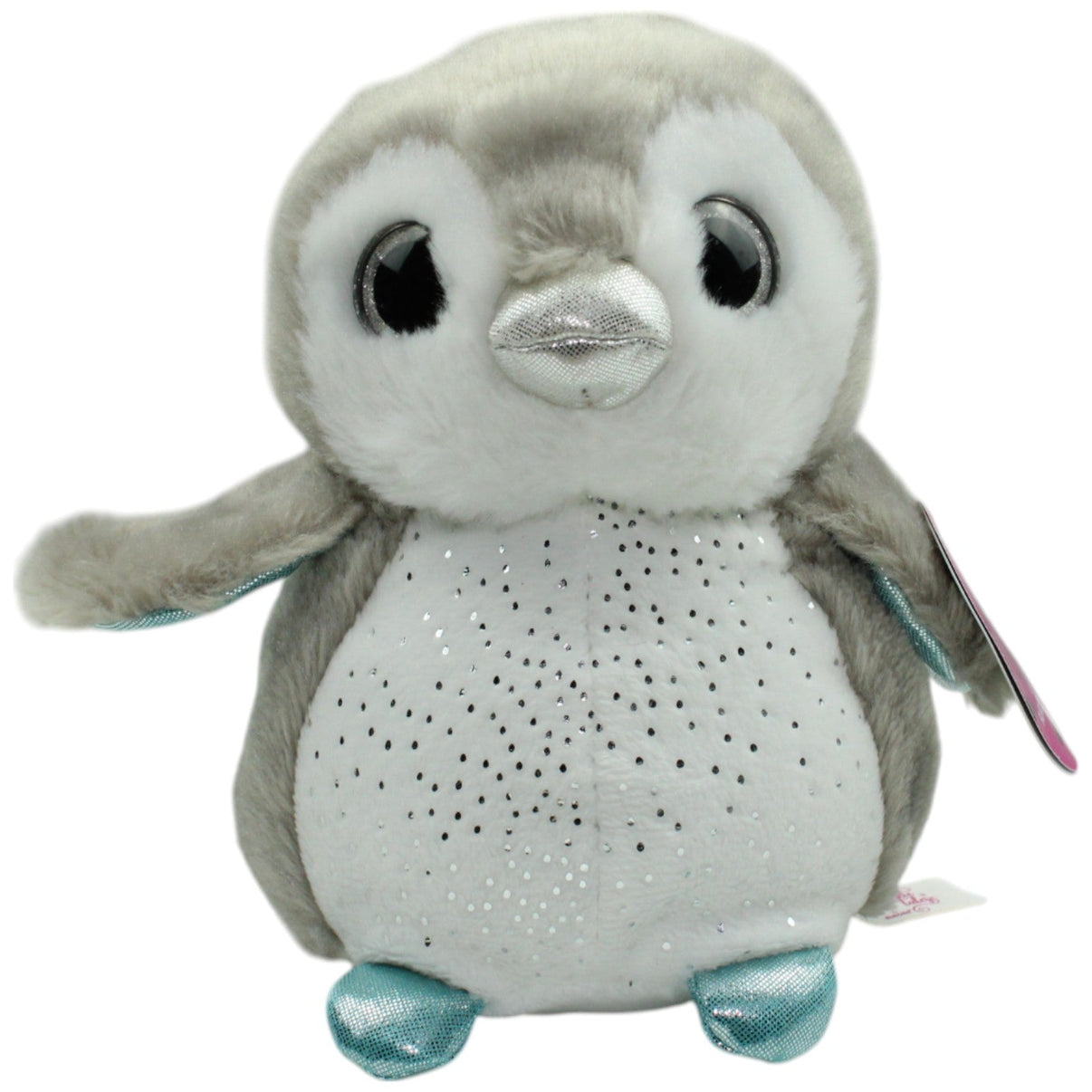 123000014668 Aurora Sparkle Tales, Pinguin grau Kuscheltier Kumpel Leo neu