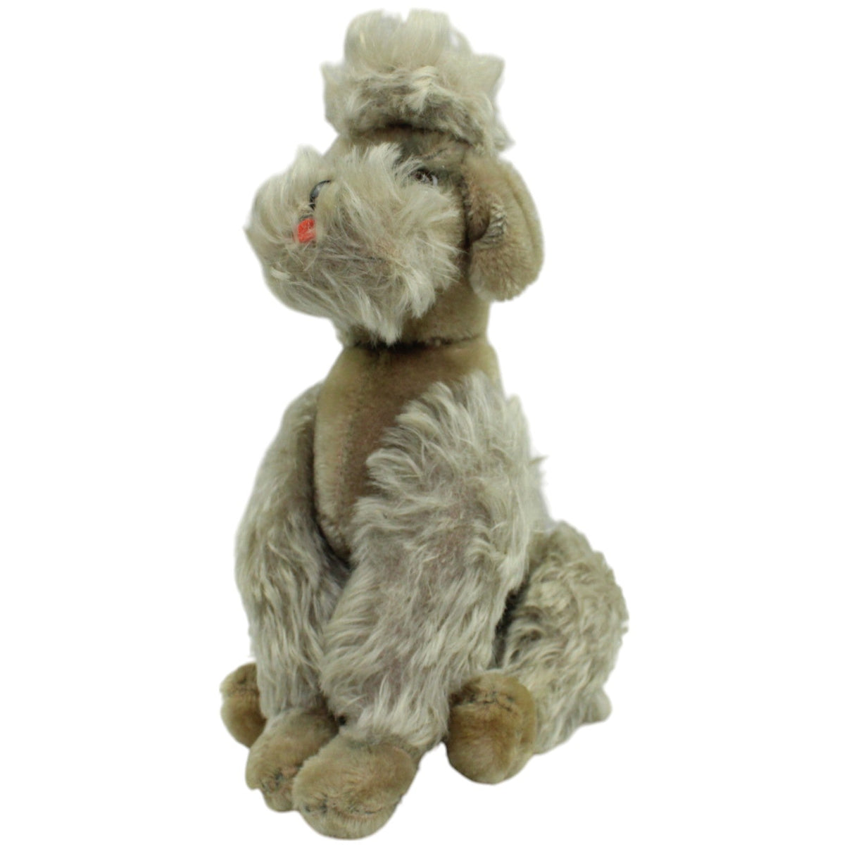 123000014695 Unbekannt Hübscher Pudel mit beweglichen Gliedern & Kopf Kuscheltier Kumpel Leo _Vintage_ Gebraucht Hund