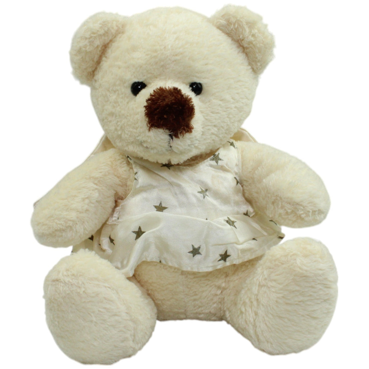 123000014712 Heunec Bär im Schutzengel Kleid (Heiligenschein abgeschnitten) Kuscheltier Kumpel Leo Bär Gebraucht