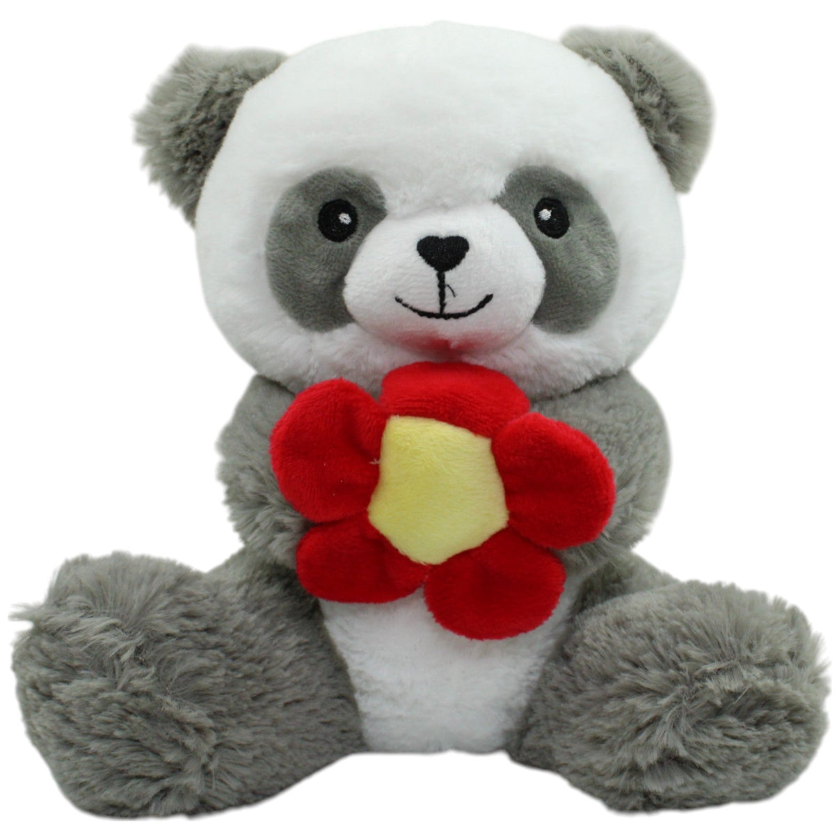 123000014713 TEDI Kuschelfreund, superweicher Panda mit Blume Kuscheltier Kumpel Leo Gebraucht