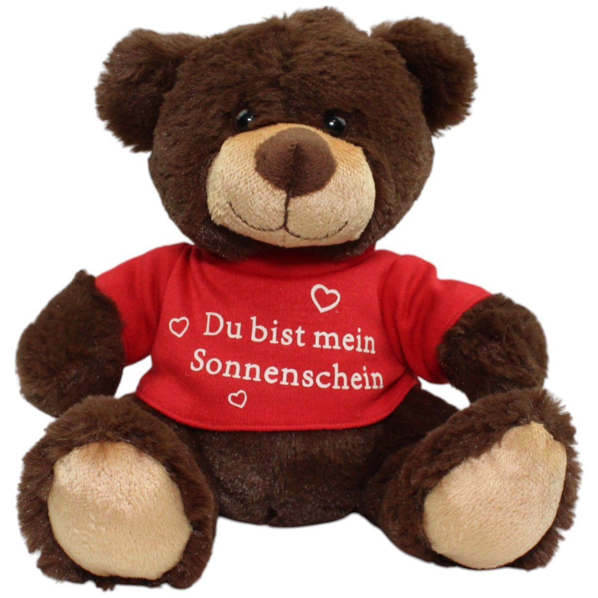 123000014717 Bambia Bär mit Shirt "Du bist mein Sonnenschein", sitzend Kuscheltier Kumpel Leo Gebraucht