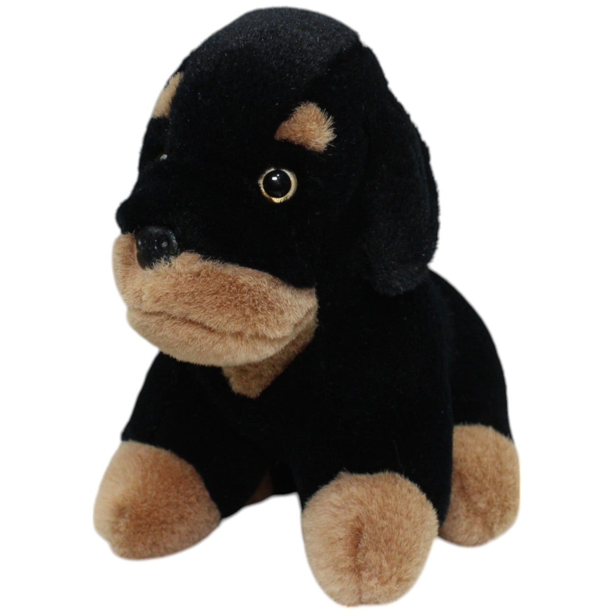 123000014727 PLÜTI nova Hübscher Rottweiler Welpe, klein Kuscheltier Kumpel Leo Gebraucht Hund