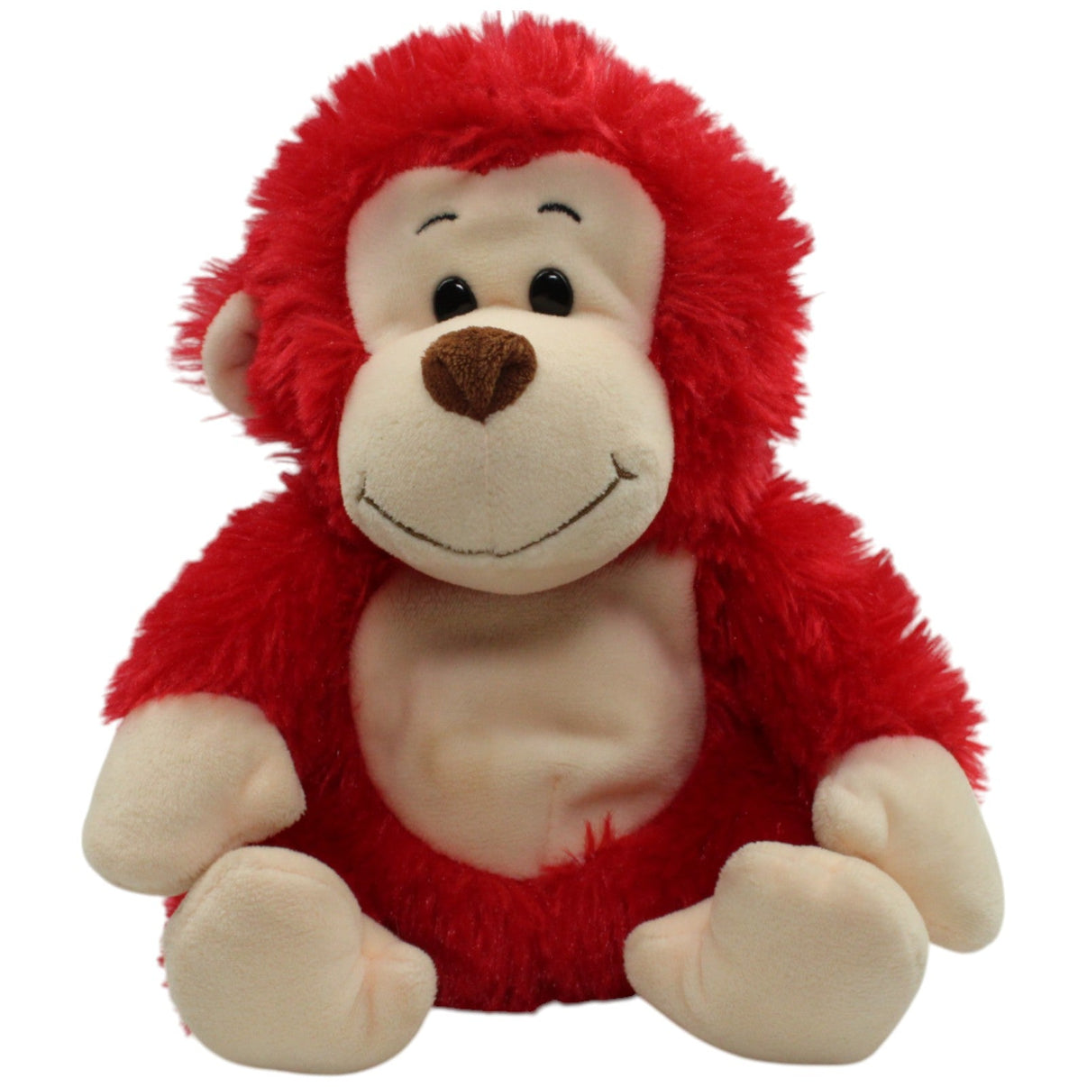 123000014753 Unbekannt Roter Affe mit Stauraum Kuscheltier Kumpel Leo Affe Gebraucht