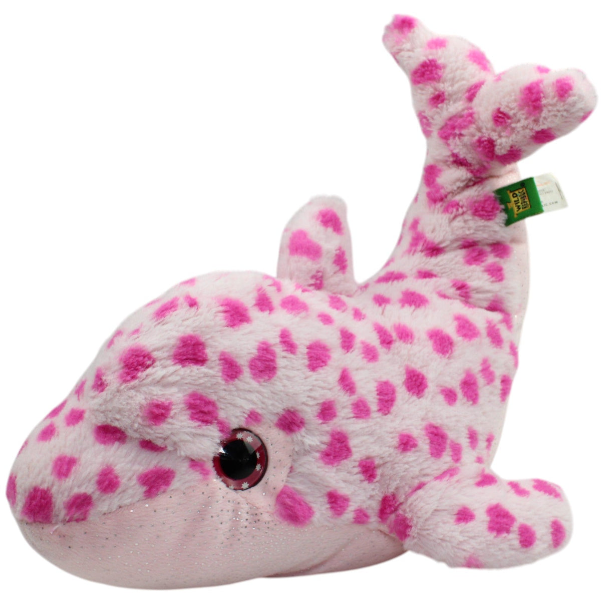 123000014761 Wild Republic Sweet Sassy großer Delfin mit Glitzer, pink - rosa Kuscheltier Kumpel Leo Gebraucht