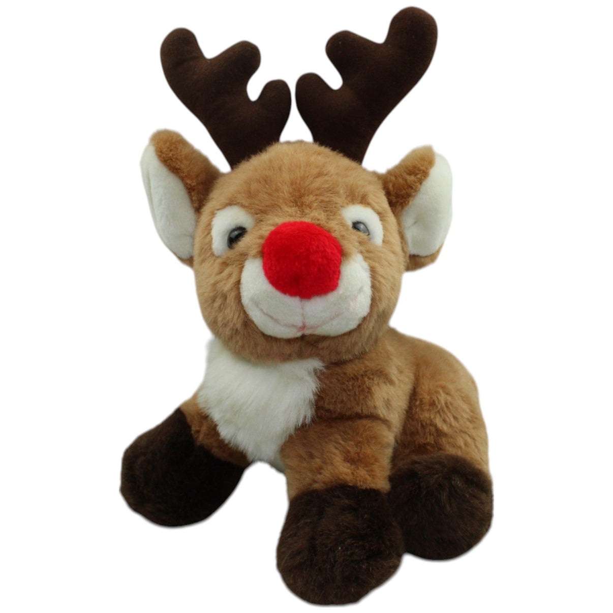 123000014771 Heunec Rentier mit roter Nase (Soundmodul fehlt) Kuscheltier Kumpel Leo Gebraucht Rudolf Weihnachten