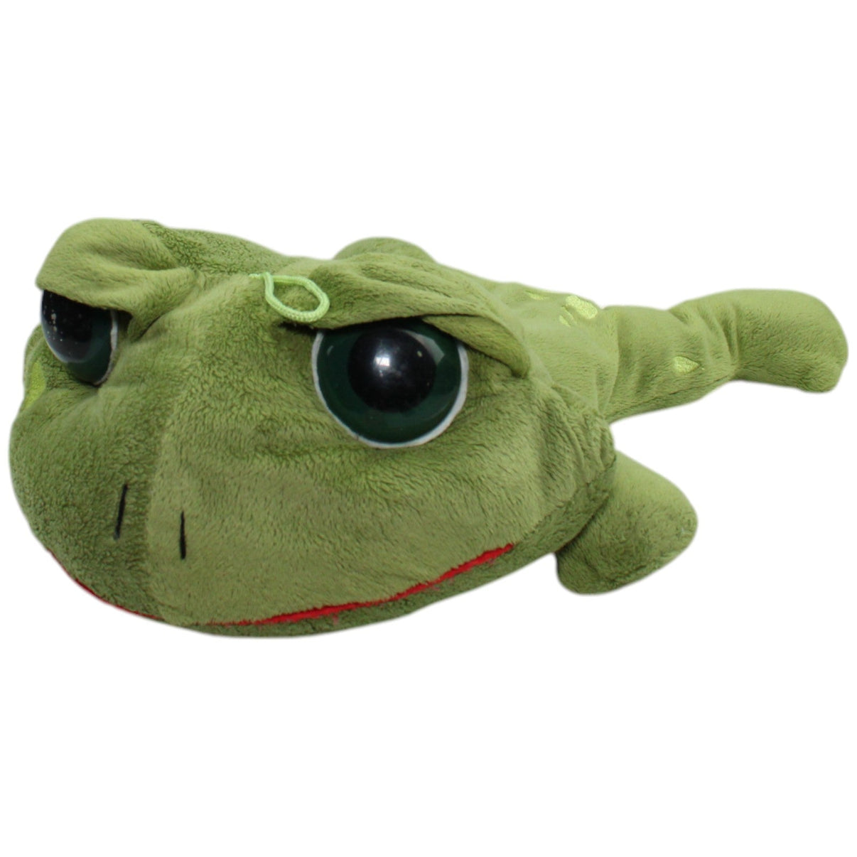 123000014778 FLOTI Flos Toys, XL liegender Frosch mit Glubschaugen Kuscheltier Kumpel Leo Gebraucht