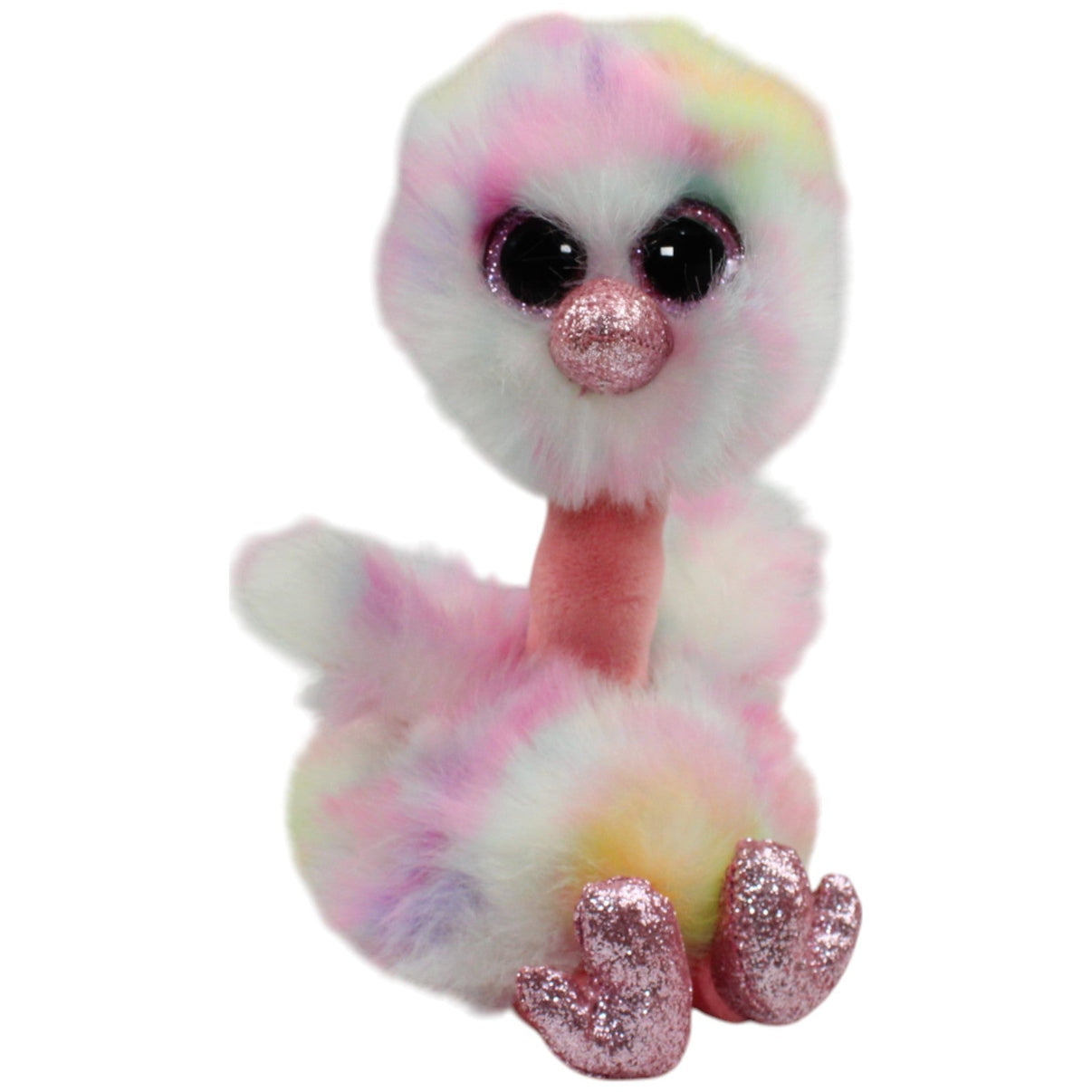 123000014781 TY Beanie Boos, Strauß Avery Kuscheltier Kumpel Leo Gebraucht Vogel