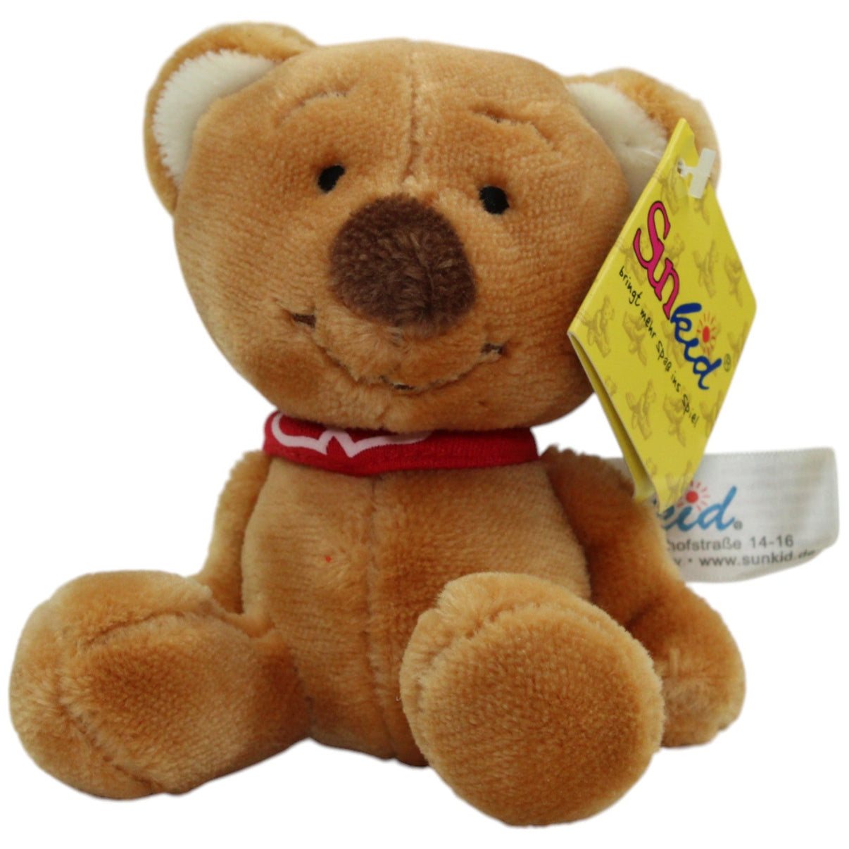 123000014787 Sunkid Lächelnder Teddybär, sitzend Kuscheltier Kumpel Leo neu Teddy Teddybär