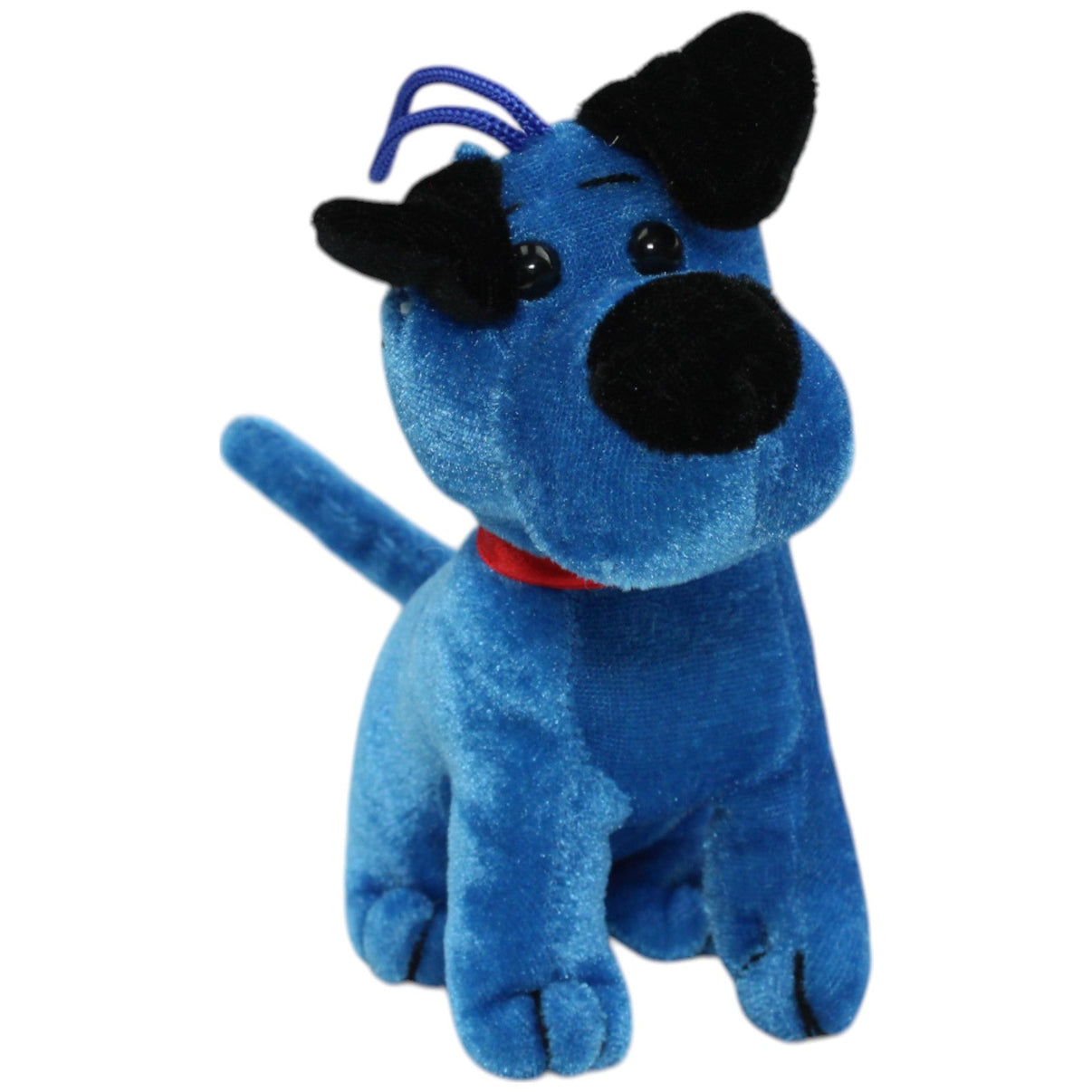 123000014792 Paul Import Blauer Hund, sitzend Kuscheltier Kumpel Leo Gebraucht