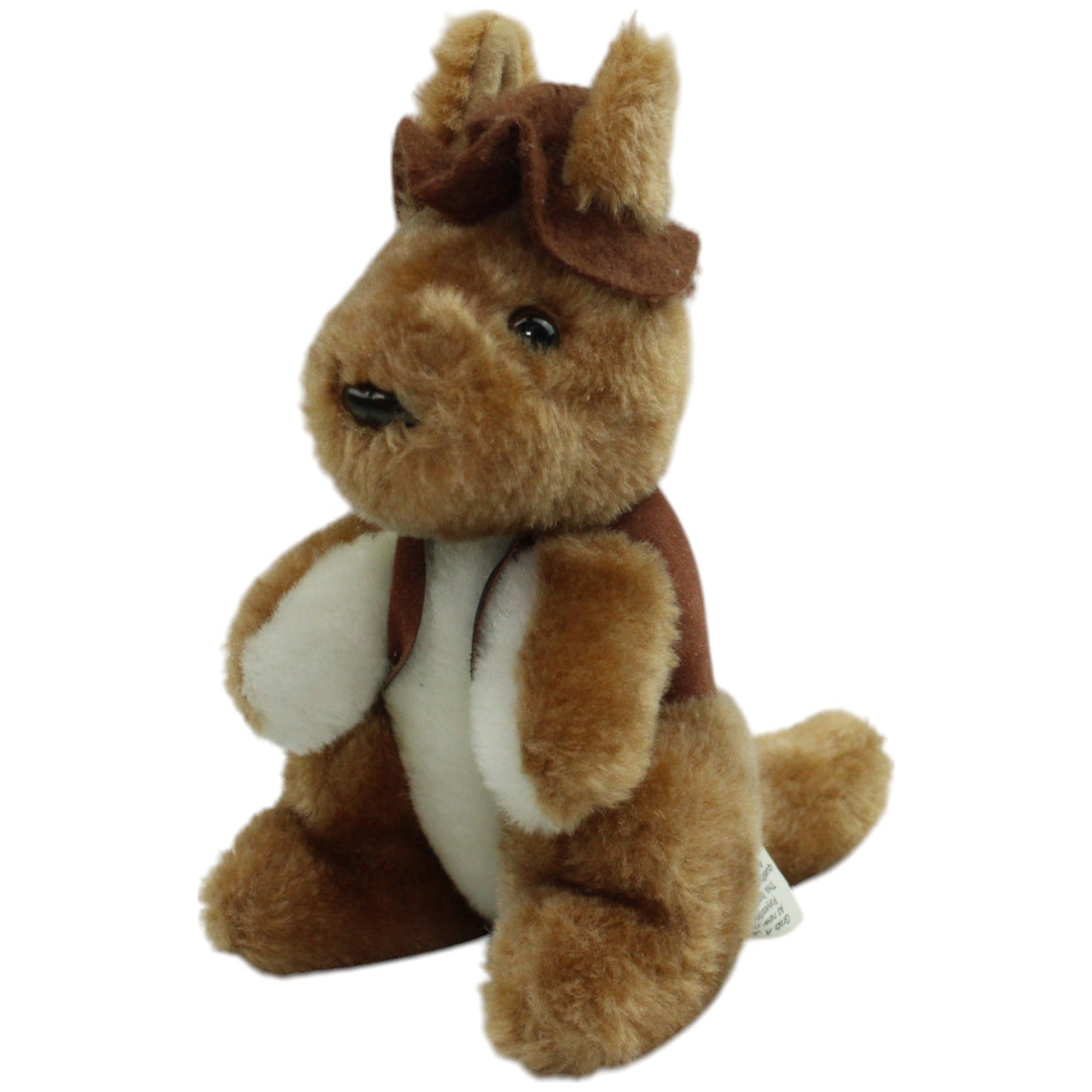 123000014796 Grab a Jumbuck Kleines Känguru mit Rucksack und Hut Kuscheltier Kumpel Leo _Vintage_ Bär Gebraucht