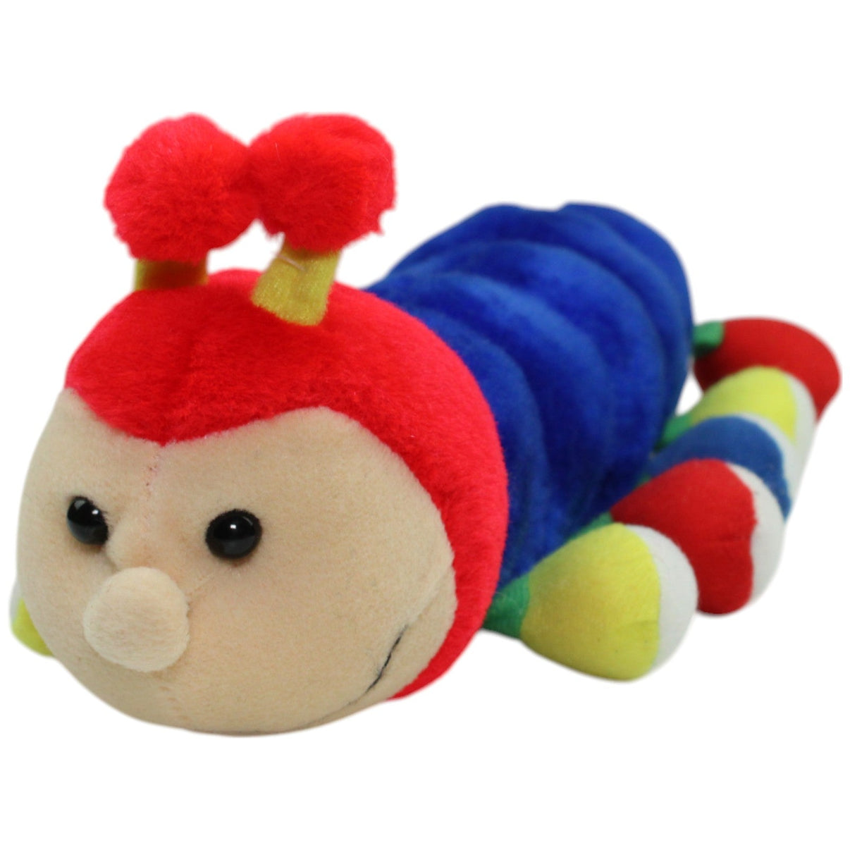 123000014802 Bob der Bär Raupe, bunt Kuscheltier Kumpel Leo Gebraucht Insekt