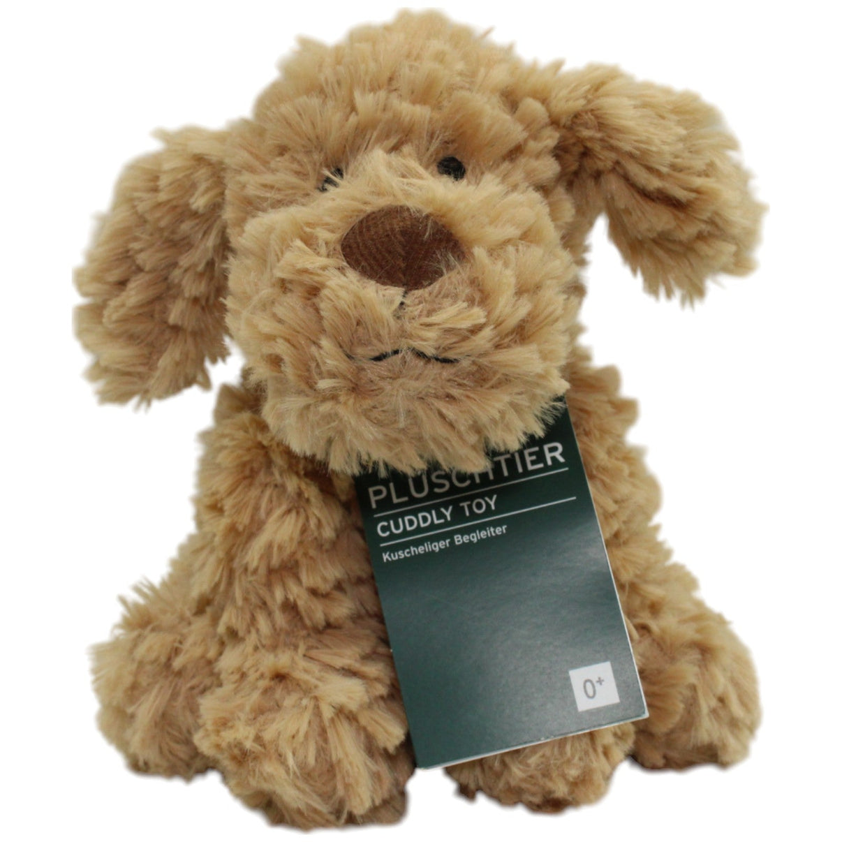 123000014835 TCM Brauner Hund, sitzend Kuscheltier Kumpel Leo neu Tchibo