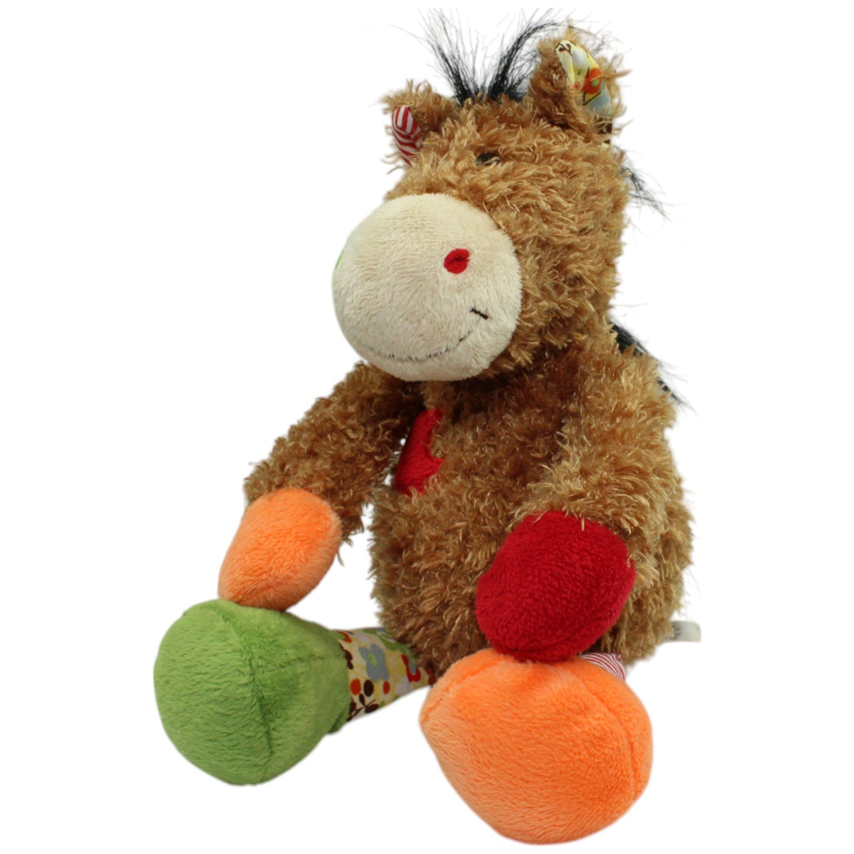 123000014857 Morgenroth Zotteliges Pferd, bunt Kuscheltier Kumpel Leo Gebraucht