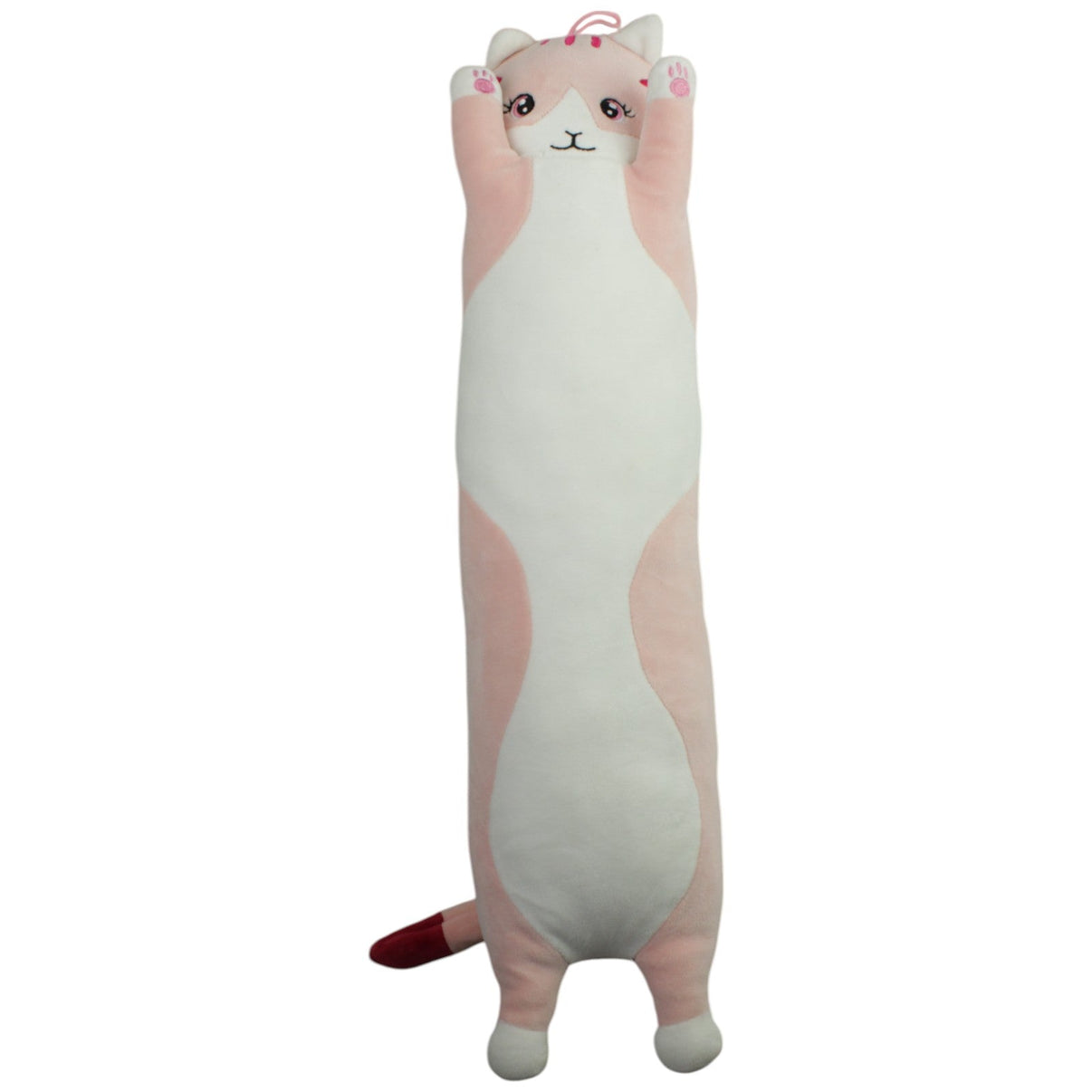 123000014875 FLOTI Flos Toys, XL lange rosa Katze Kuscheltier Kumpel Leo Gebraucht