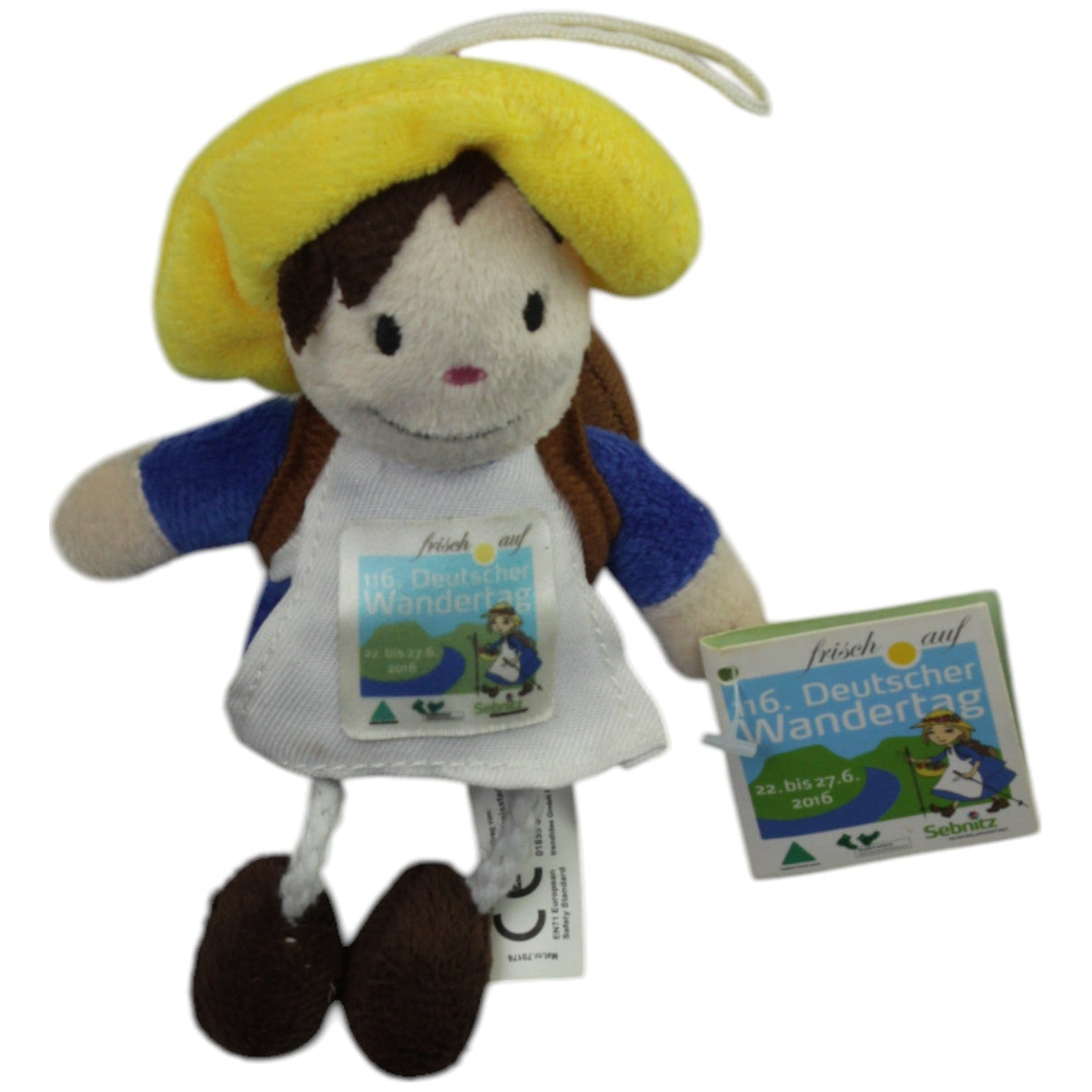 123000014887 trendidee Sebnitz, Blumenmädchen Plüschfigur Kumpel Leo Gebraucht