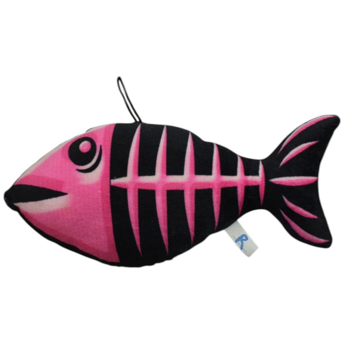 123000014936 Rasehorn Fisch - Skelett, schwarz - pink Kuscheltier Kumpel Leo Gebraucht