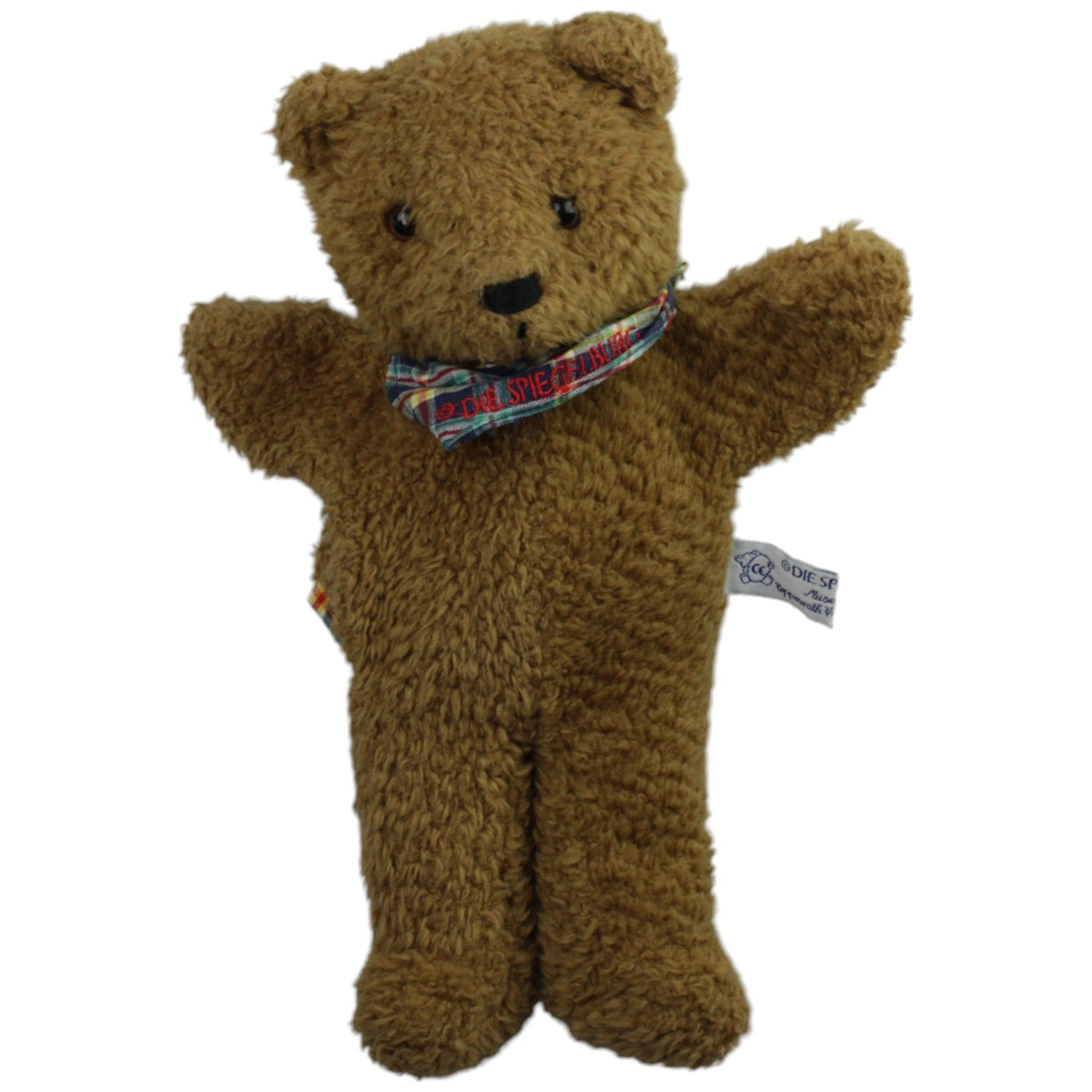 123000014942 Die Spiegelburg Teddy mit Halstuch Handpuppe Kumpel Leo Gebraucht Teddy Teddybär