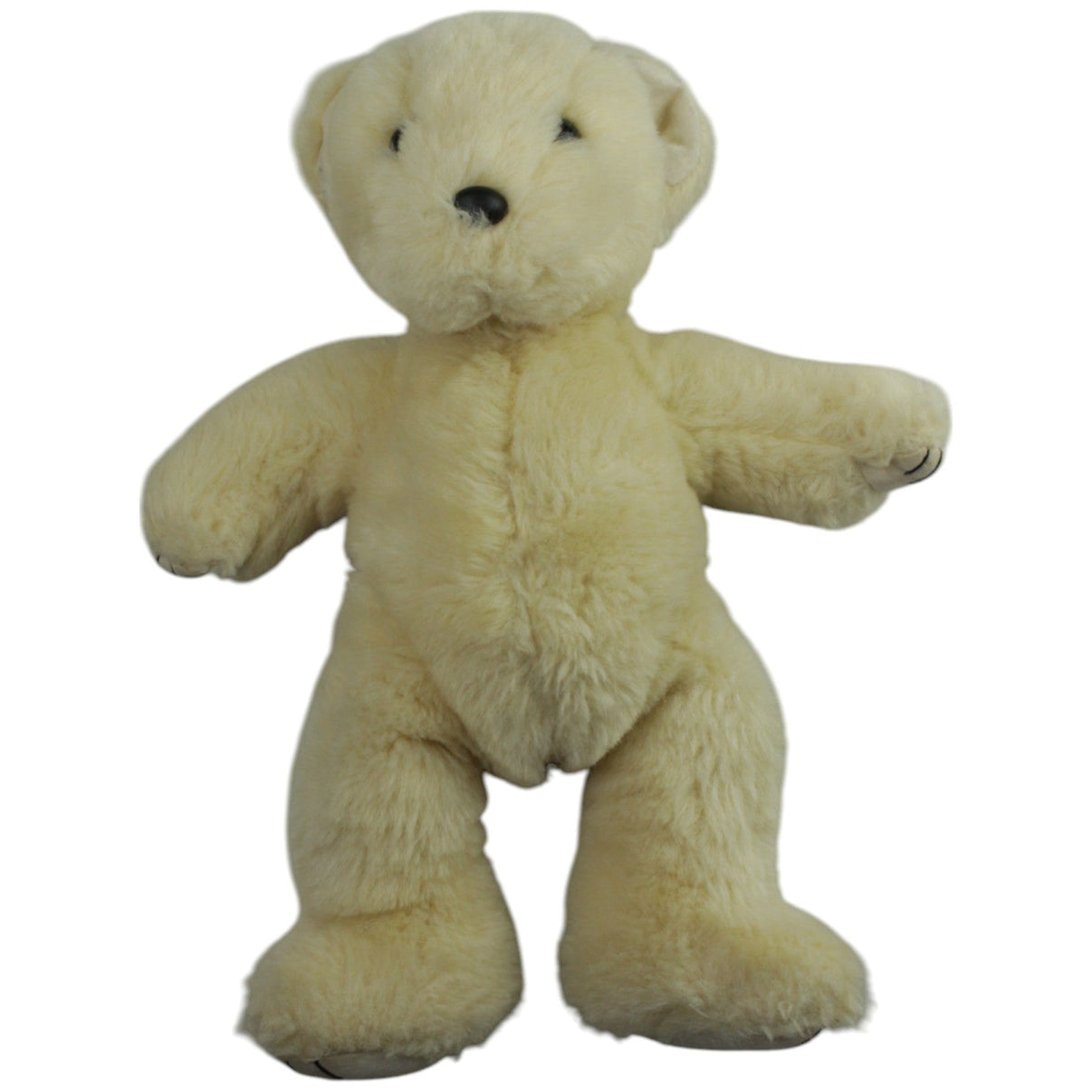 123000014994 Unbekannt WxPM, beiger Teddy Kuscheltier Kumpel Leo Gebraucht Teddy Teddybär