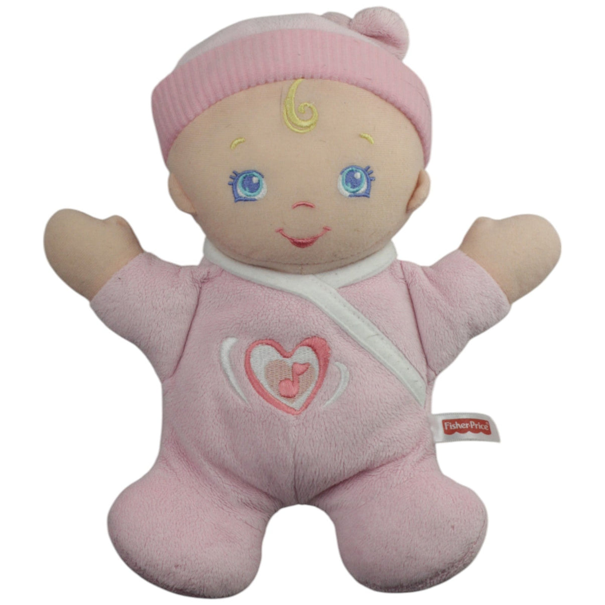 123000015054 Fisher - Price Hug 'N Giggle Baby (Ohne Elektronik) Puppe Kumpel Leo Gebraucht