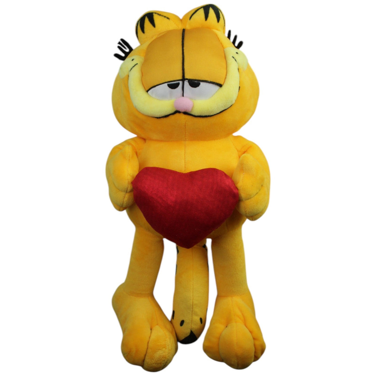 123000015095 Play by Play Garfield mit Herz, groß Kuscheltier Kumpel Leo Gebraucht Katze