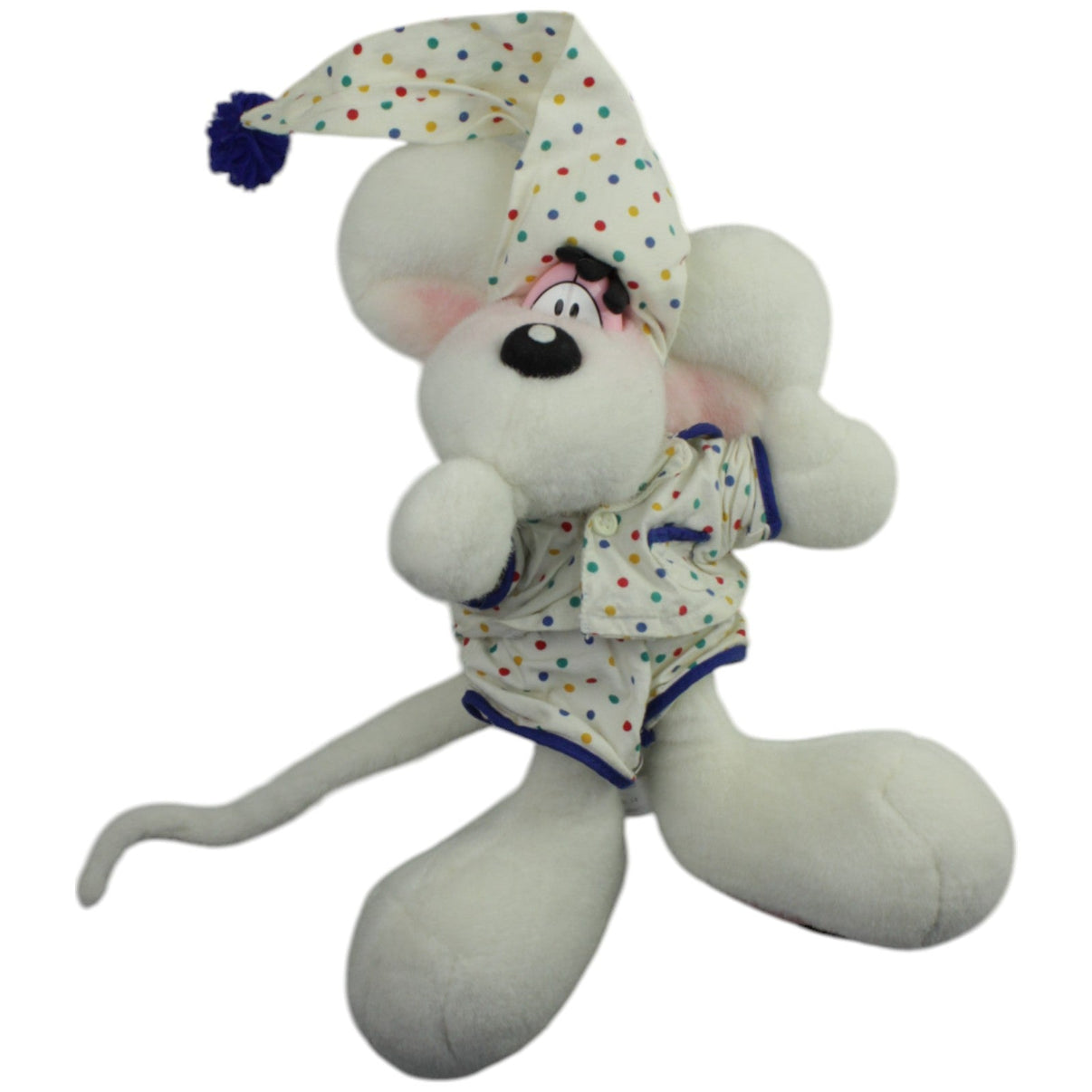 123000015119 Diddl Diddl - Maus im Schlafanzug Kuscheltier Kumpel Leo _Vintage_ Gebraucht Vintage