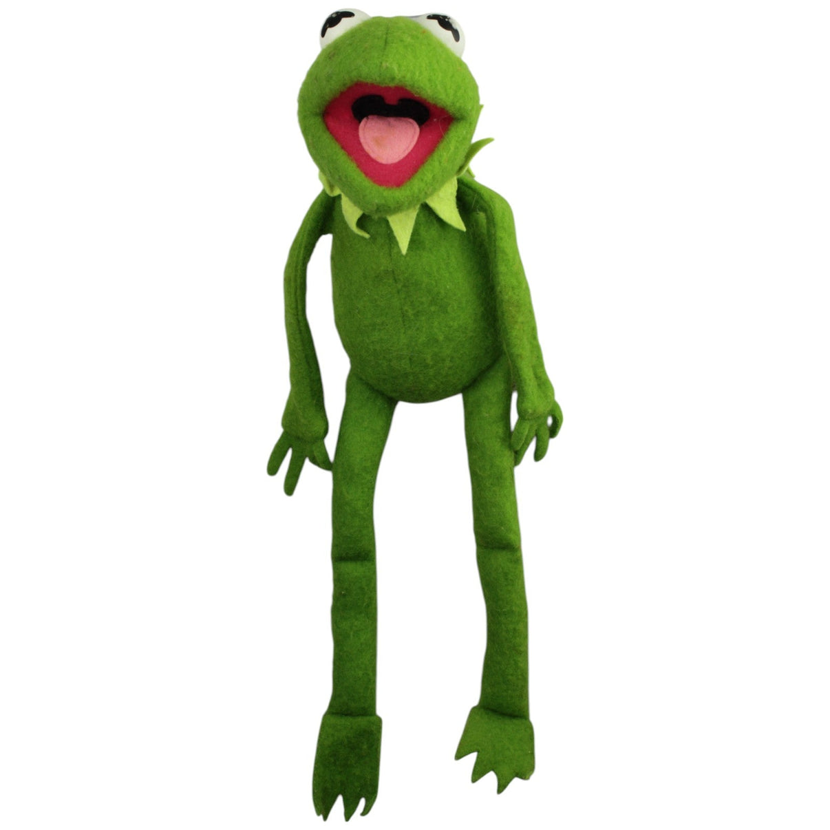 123000015128 Fisher - Price Kermit der Frosch aus der Sesamstraße, XL Kuscheltier Kumpel Leo _Vintage_ Frosch Gebraucht