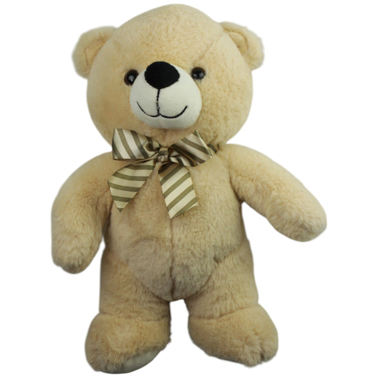 123000015136 Woolworth Kuschel Woolies, süßer beiger Teddybär Kuscheltier Kumpel Leo Gebraucht Teddy Teddybär