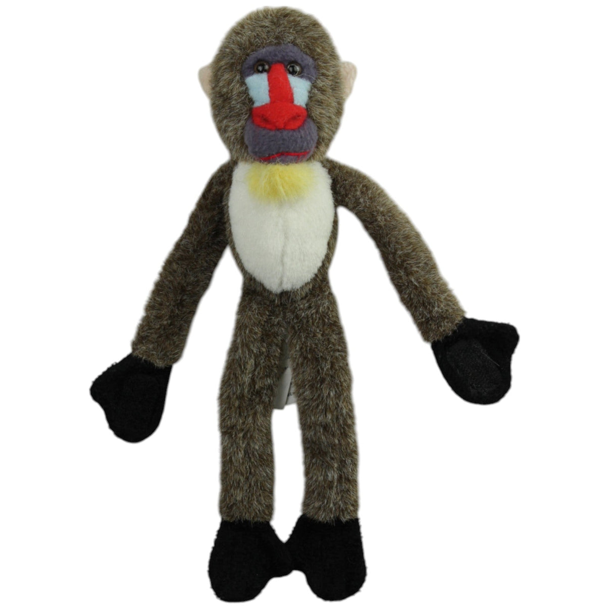 123000015153 K&M International Hänge - Mandrill mit Klett - Händen Kuscheltier Kumpel Leo _Vintage_ Affe Gebraucht