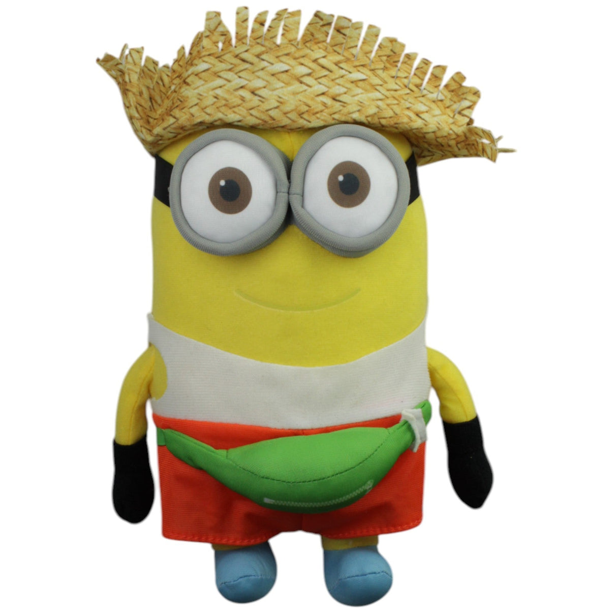 123000015158 Unbekannt Minion mit Sonnenhut & Bauchtasche Plüschfigur Kumpel Leo Gebraucht