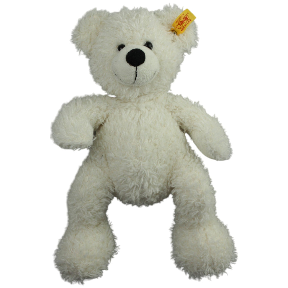 123000015167 Steiff Teddybär Lotte, weiß (111563) Kuscheltier Kumpel Leo Gebraucht Teddy Teddybär
