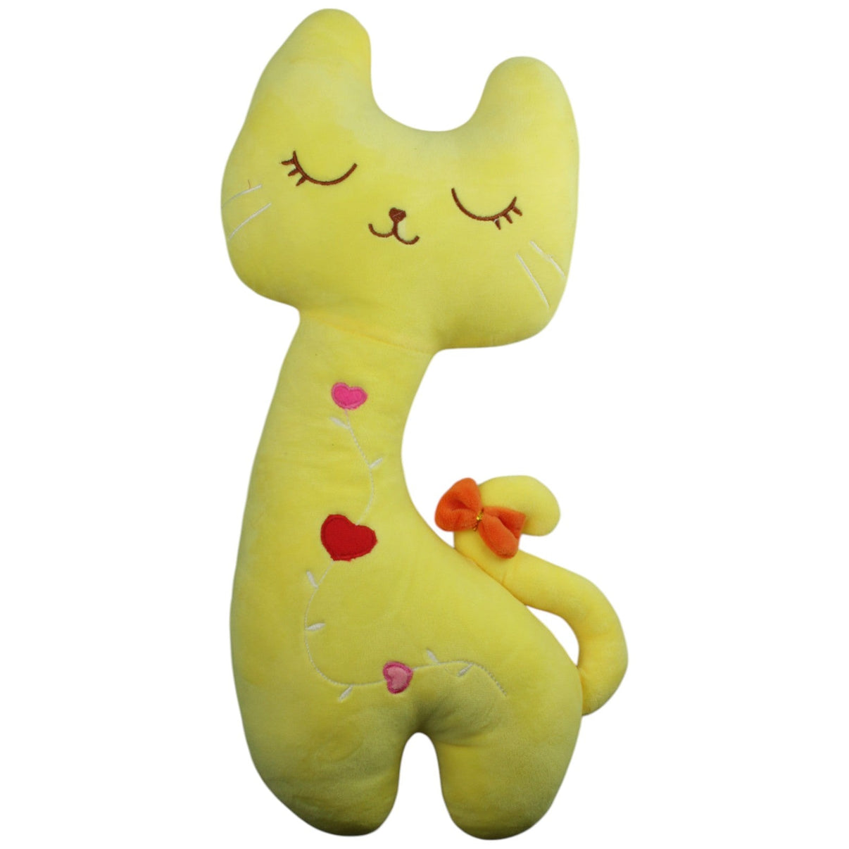 123000015168 Unbekannt XL gelbe Katze Kuscheltier Kumpel Leo Gebraucht