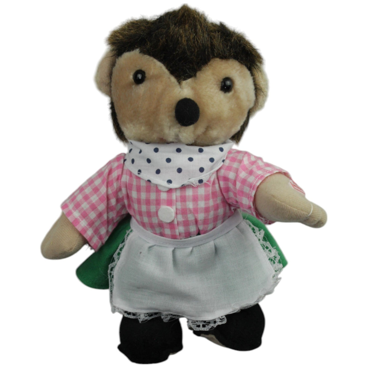 123000015181 Windel Igel mit rosa Hemd & Haushaltsschürze Kuscheltier Kumpel Leo Gebraucht