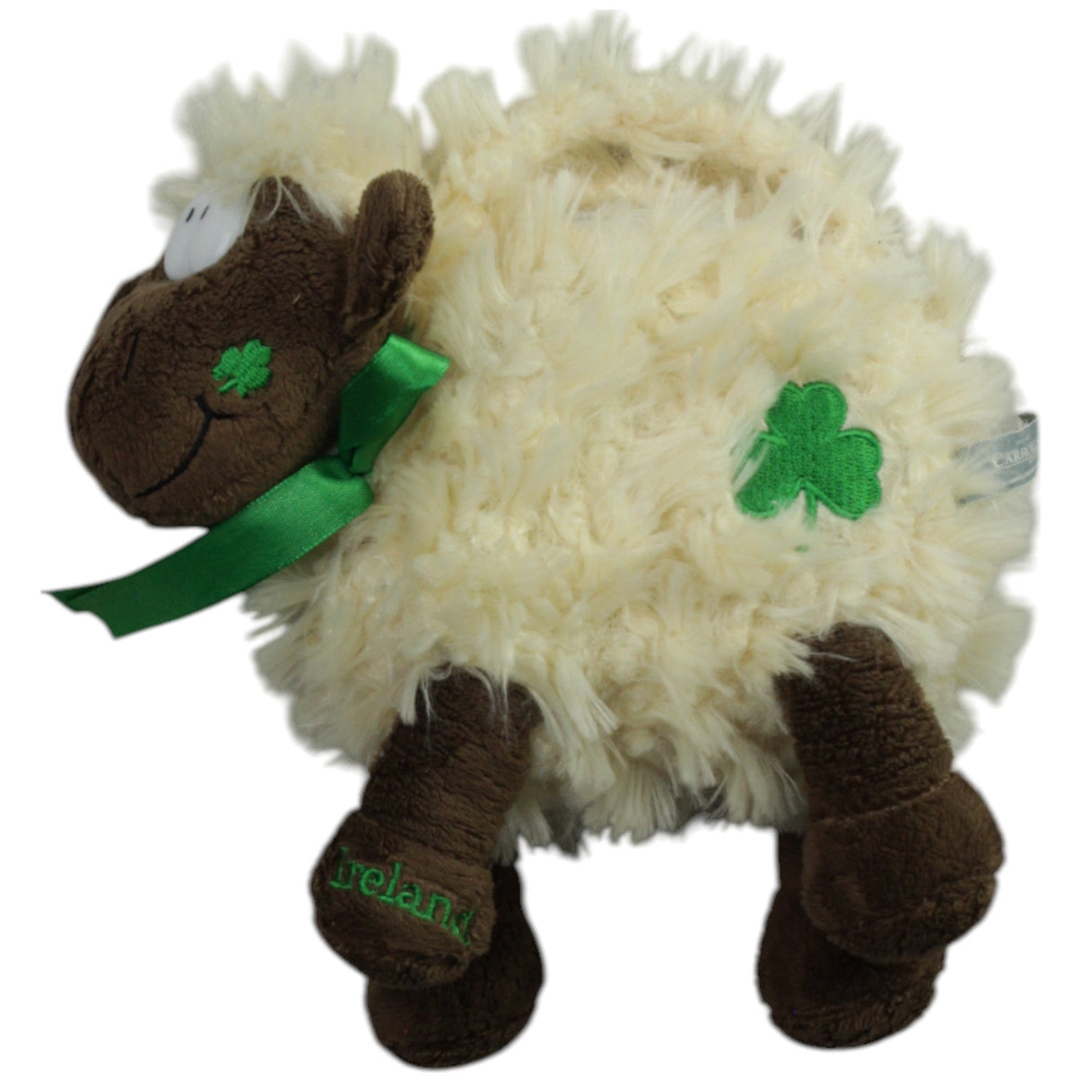 123000015191 Carrolls Irish Gifts Schaf mit Kleeblatt "Ireland" Handtasche Kumpel Leo Gebraucht