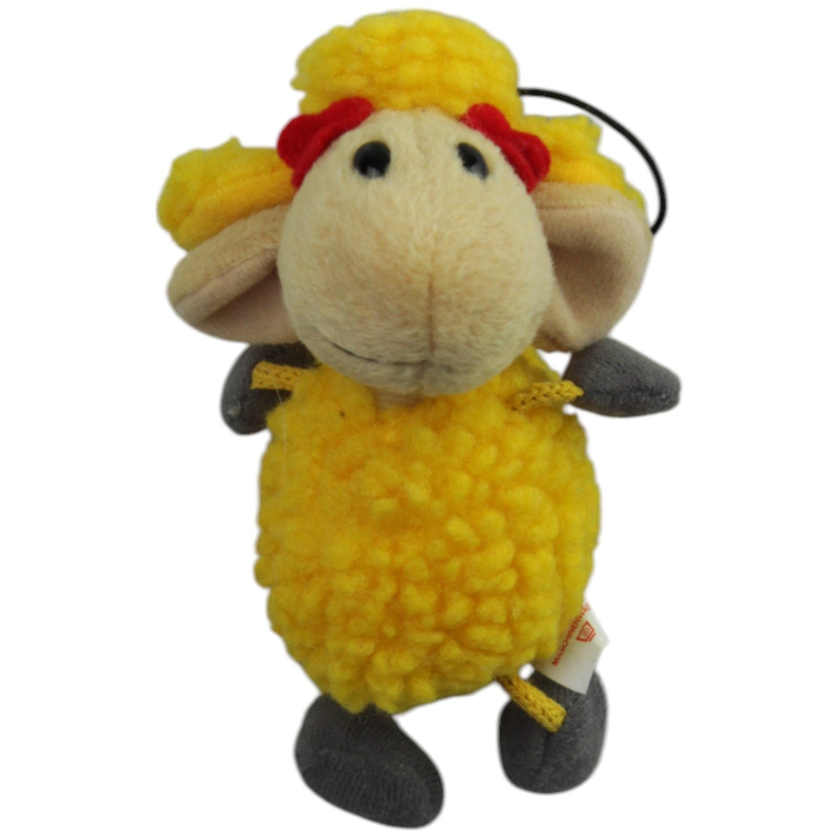123000015237 EBO Plüschtiere Gelbes Lamm, klein Kuscheltier Kumpel Leo Gebraucht Schaf