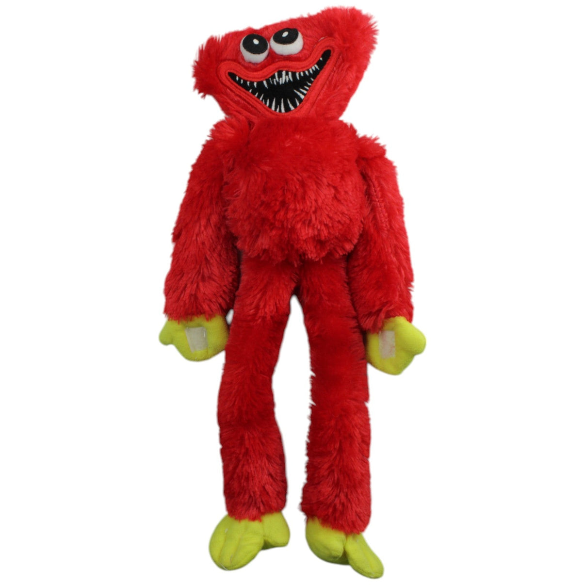 123000015247 Unbekannt XL Rotes Schlenker Monster aus Videospiel Plüschfigur Kumpel Leo Gebraucht