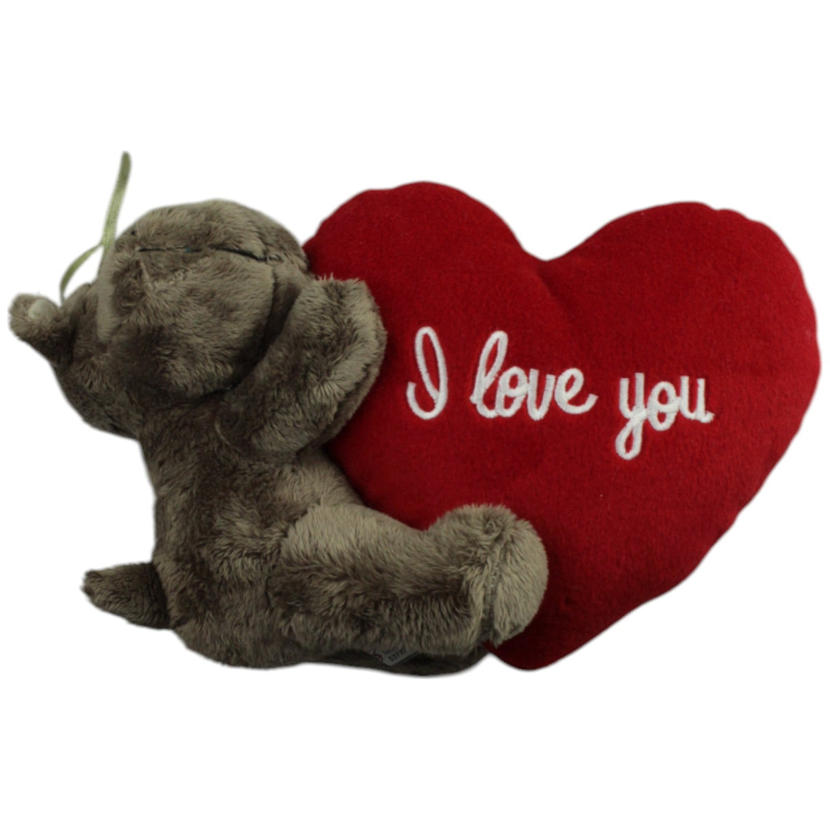 123000015250 Uni - Toys Braunes Nilpferd mit Herz "I love you" Kuscheltier Kumpel Leo Gebraucht