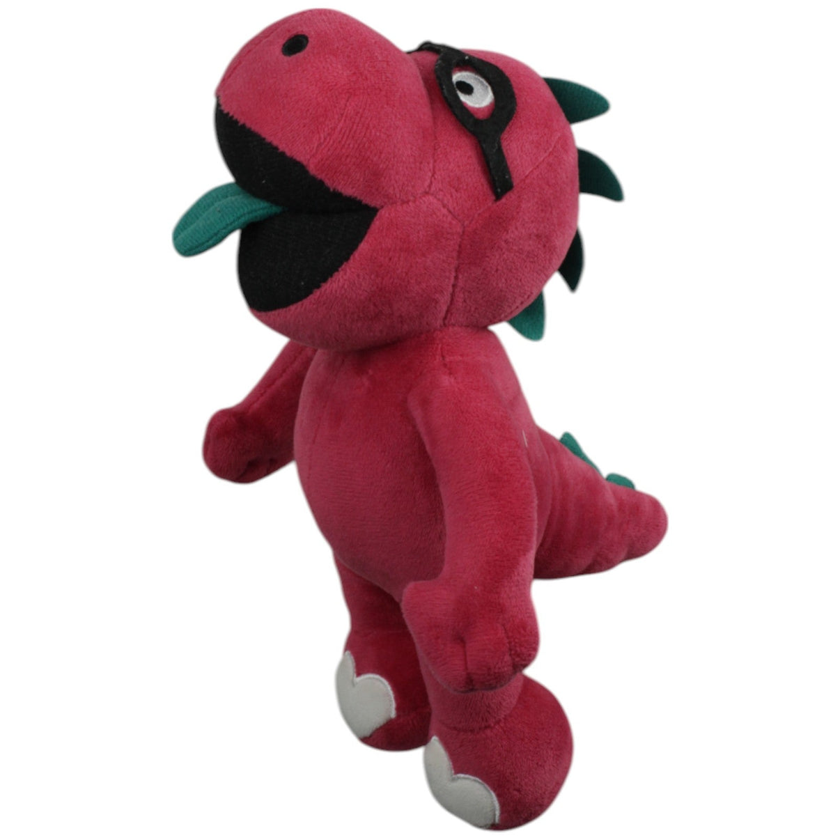 123000015260 Unbekannt Lustiger roter Dinosaurier mit Brille Kuscheltier Kumpel Leo Dino Dinosaurier Gebraucht