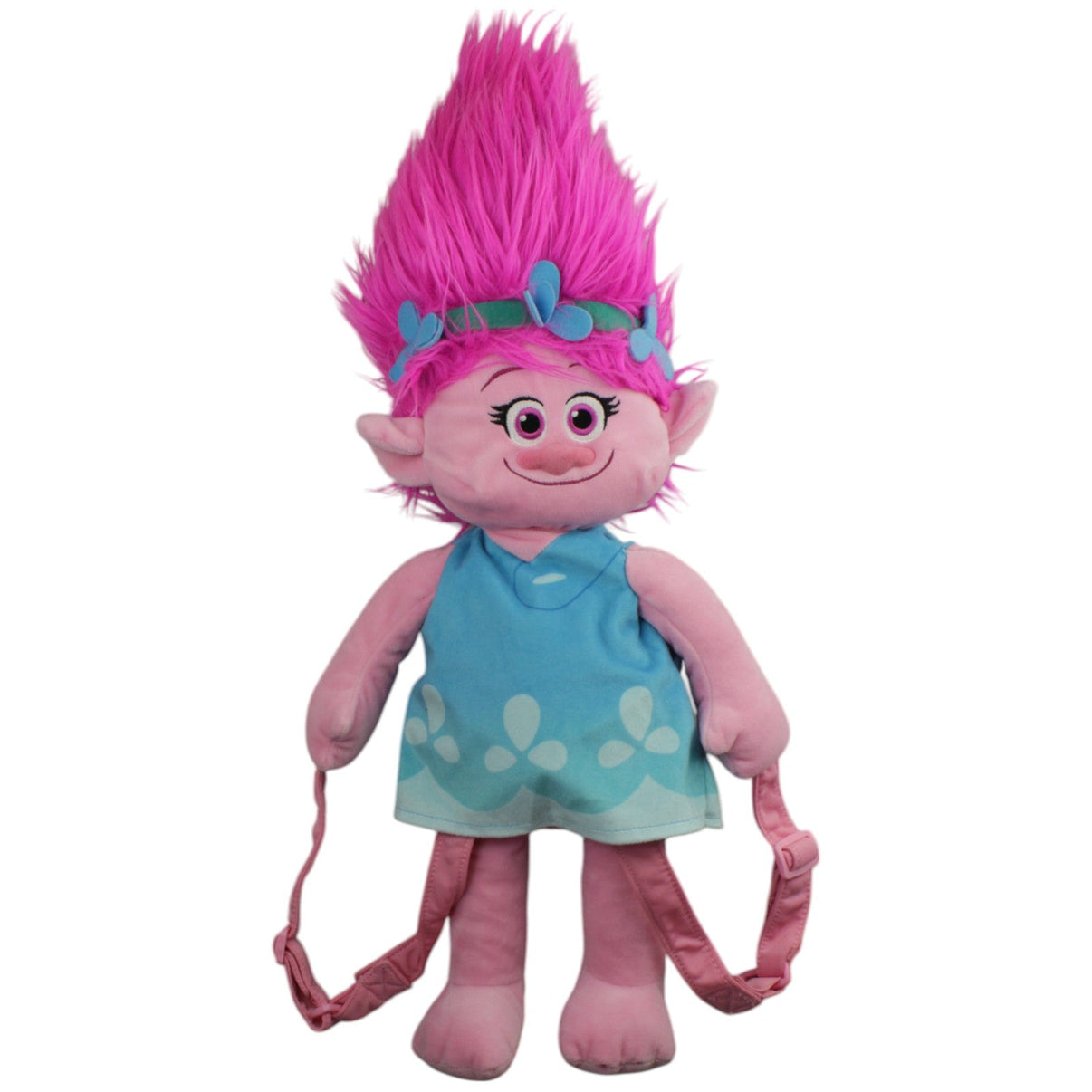123000015273 Joy Toy Poppy aus DreamWorks Trolls, XXL Rucksack Kumpel Leo Gebraucht