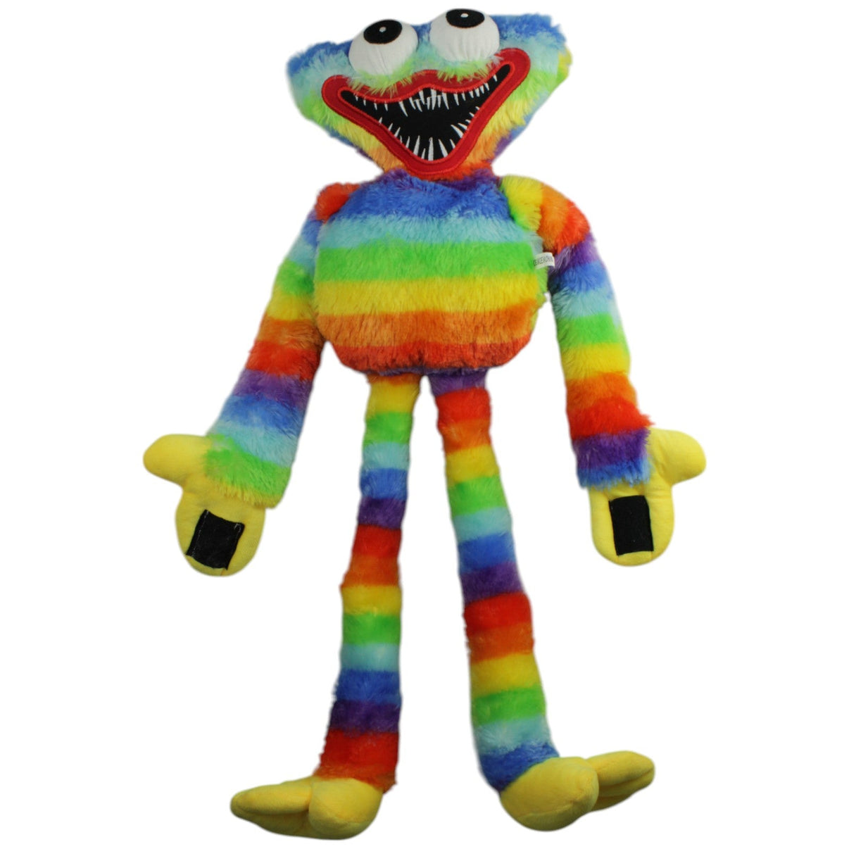 123000015280 Unbekannt XXL Regenbogen - Monster aus Videospiel mit Klett - Händen Plüschfigur Kumpel Leo Gebraucht