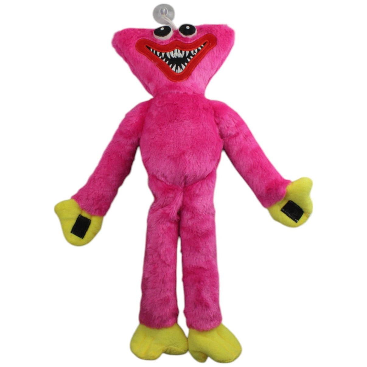 123000015281 Unbekannt XL Monster aus Videospiel mit Klett - Händen, pink Plüschfigur Kumpel Leo Gebraucht