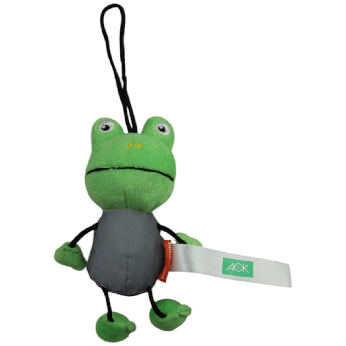 123000015288 mbw Vertriebsges. mbH Minifeet, AOK Schlenker Frosch mit Reflektor Kuscheltier Kumpel Leo Gebraucht