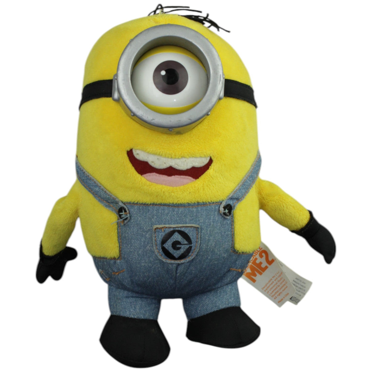 123000015372 Thinkway Direct Minion mit einem Auge aus Ich - Einfach unverbesserlich 2 Plüschfigur Kumpel Leo Gebraucht