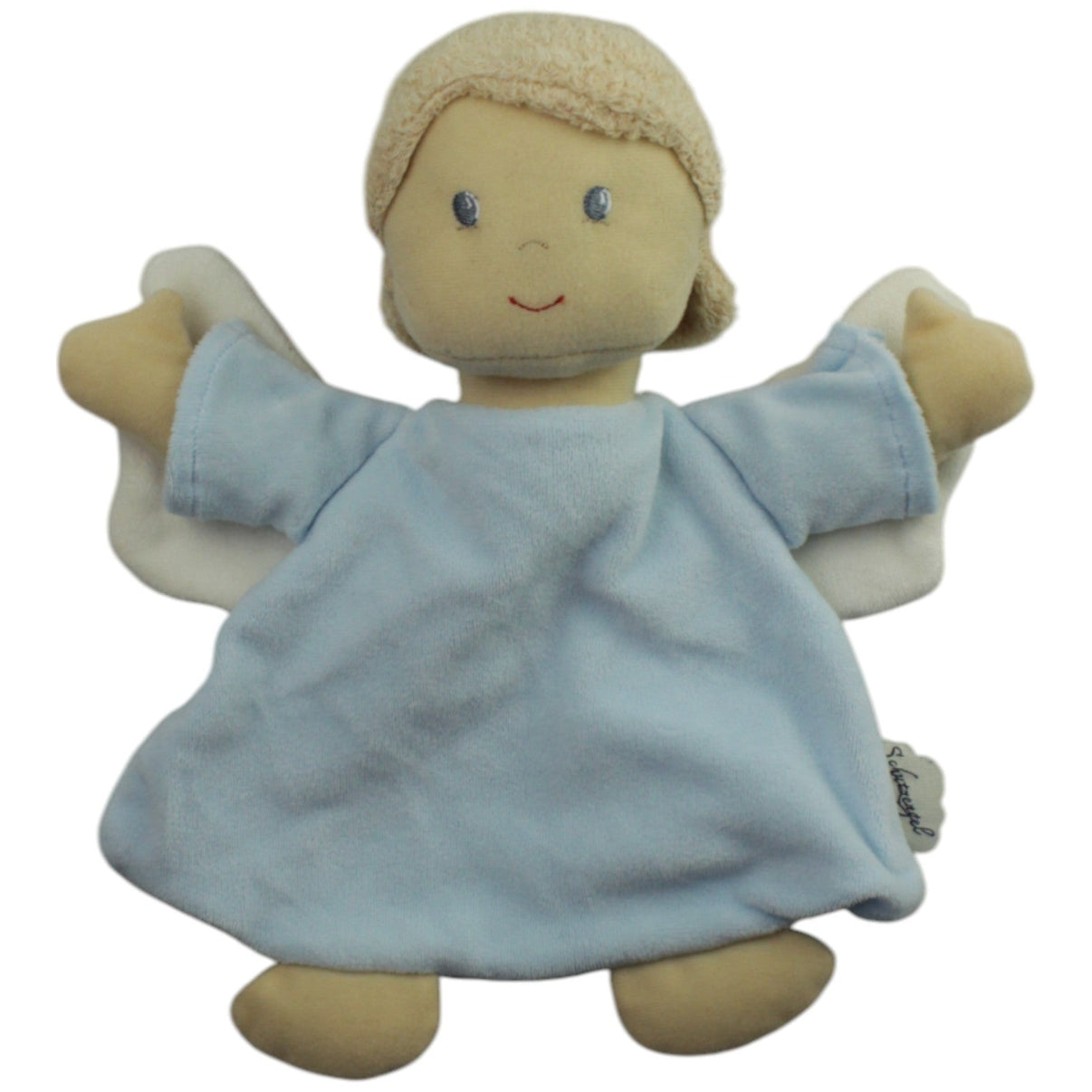 123000015384 Sterntaler Schutzengel mit Rassel, blau Schmusetuch mit Rassel Kumpel Leo Gebraucht Knuddeltuch Kuscheltuch