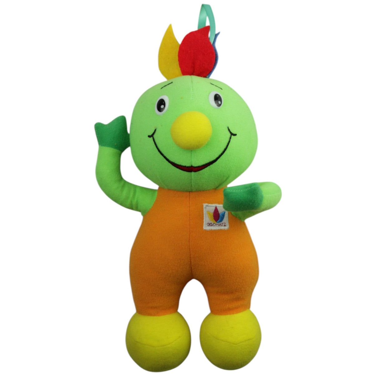 123000015394 Unbekannt Maskottchen Oschgar der Landesgartenschau in Oschatz Plüschfigur Kumpel Leo Gebraucht